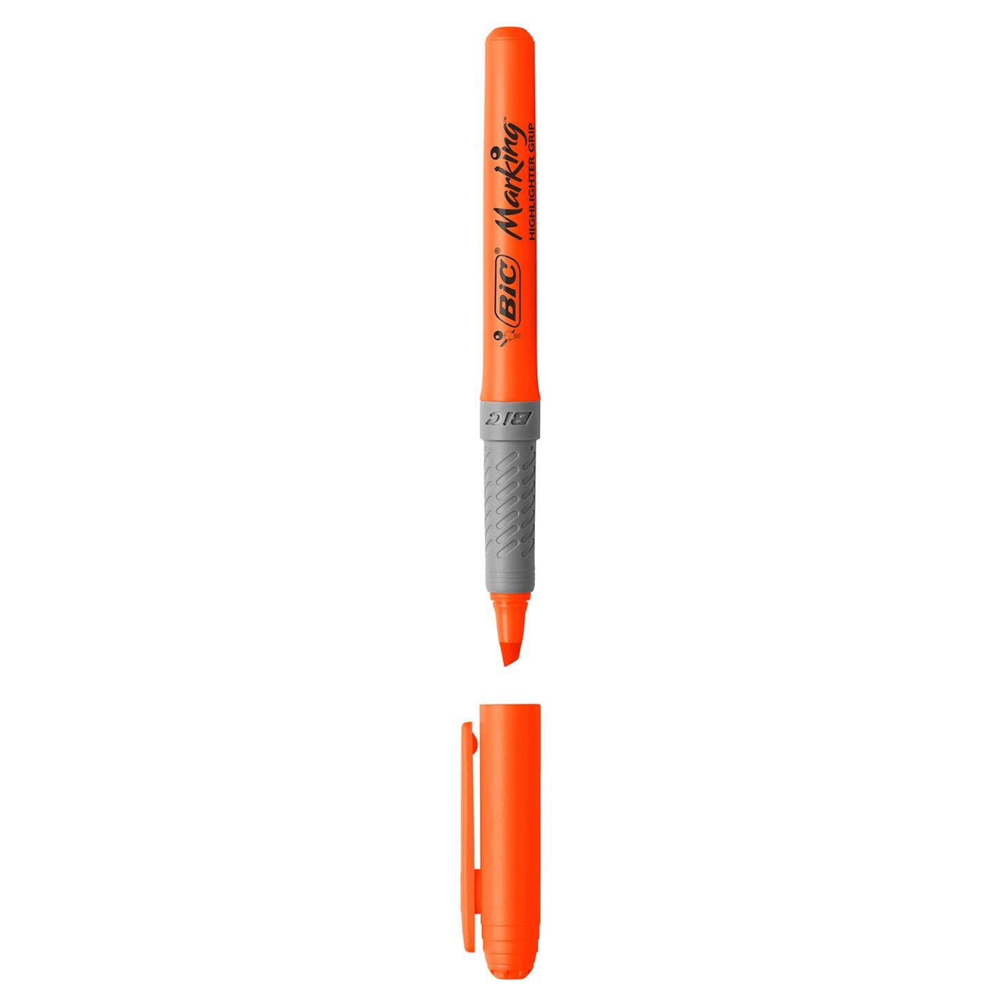 Bic Markıng Hıghlıghter Grıp Fosforlu Kalem,  Turuncu