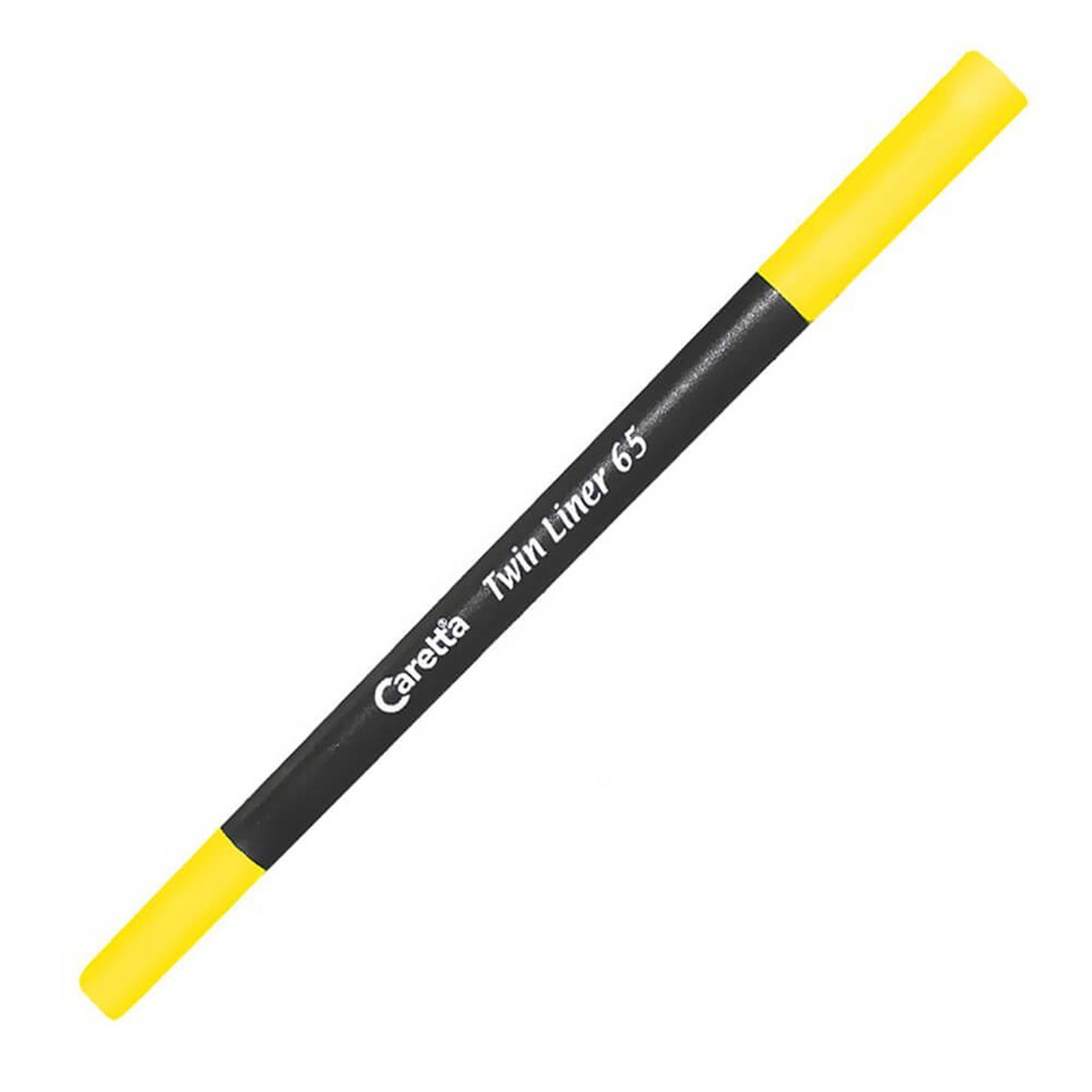 Caretta Twin Liner 0.4mm 1,0mm Kalem Sarı