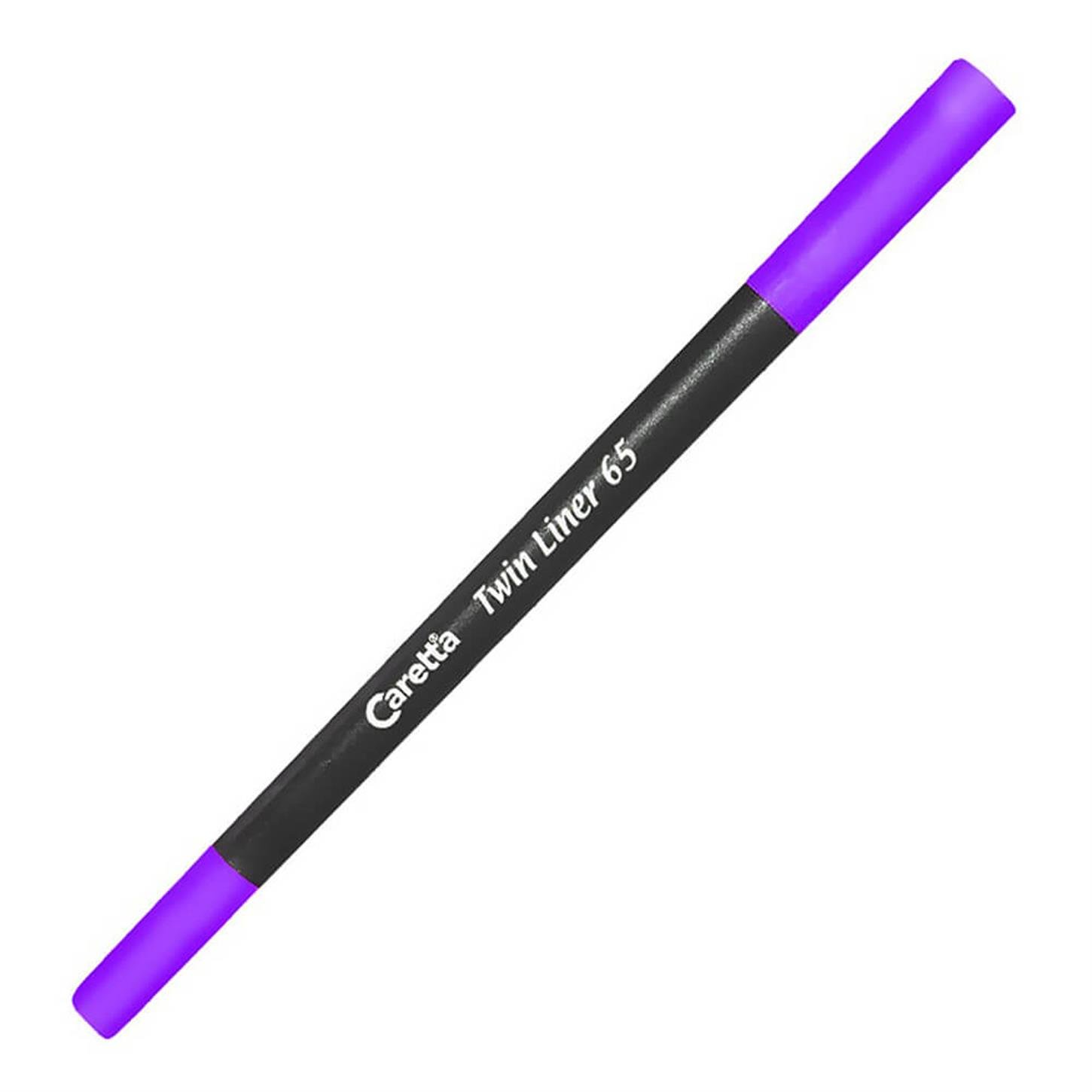 Caretta Twin Liner 0.4mm 1,0mm Kalem Mor