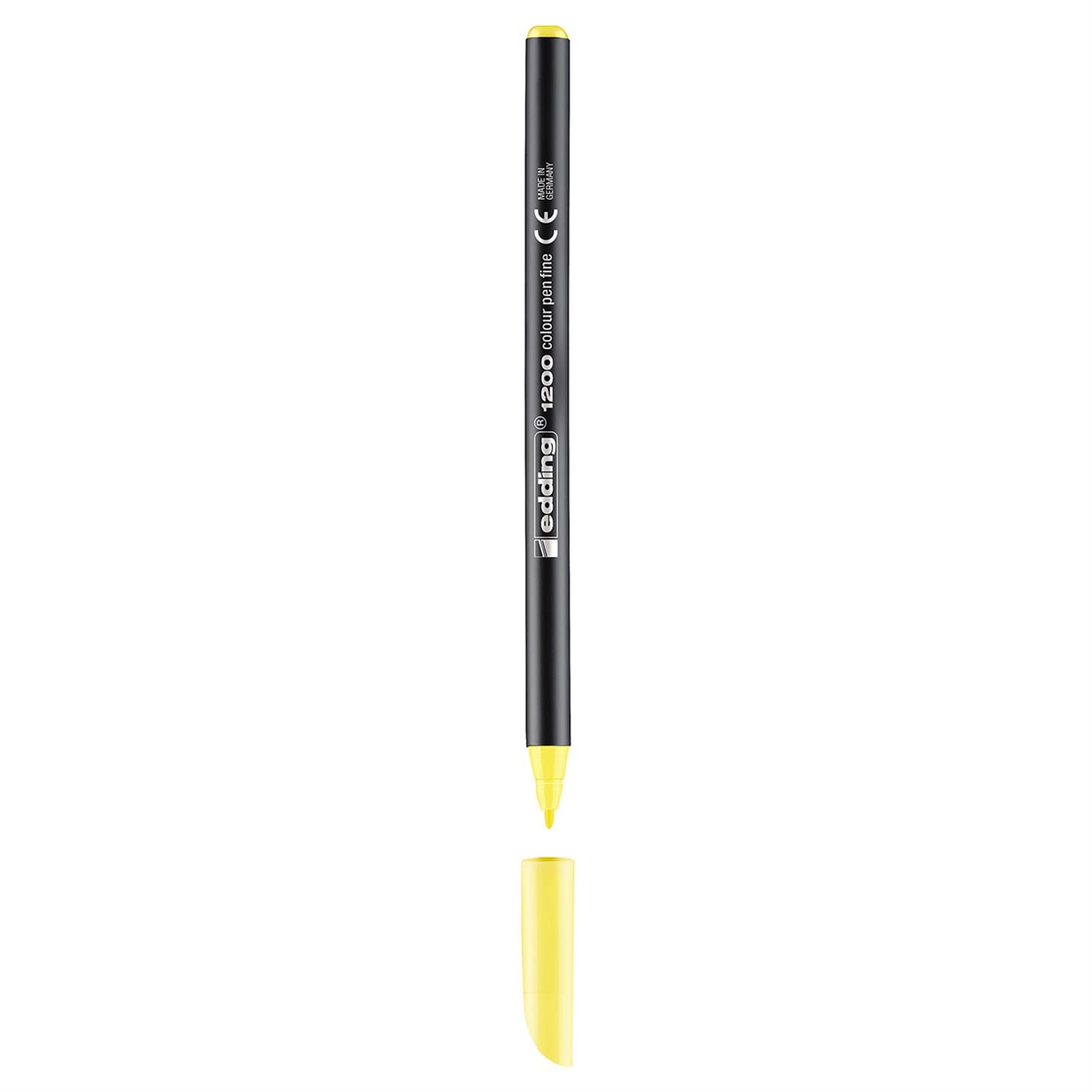 Edding 1200 İnce Uçlu Keçeli Kalem Yuvarlak Uç 1 mm Kış Kavunu