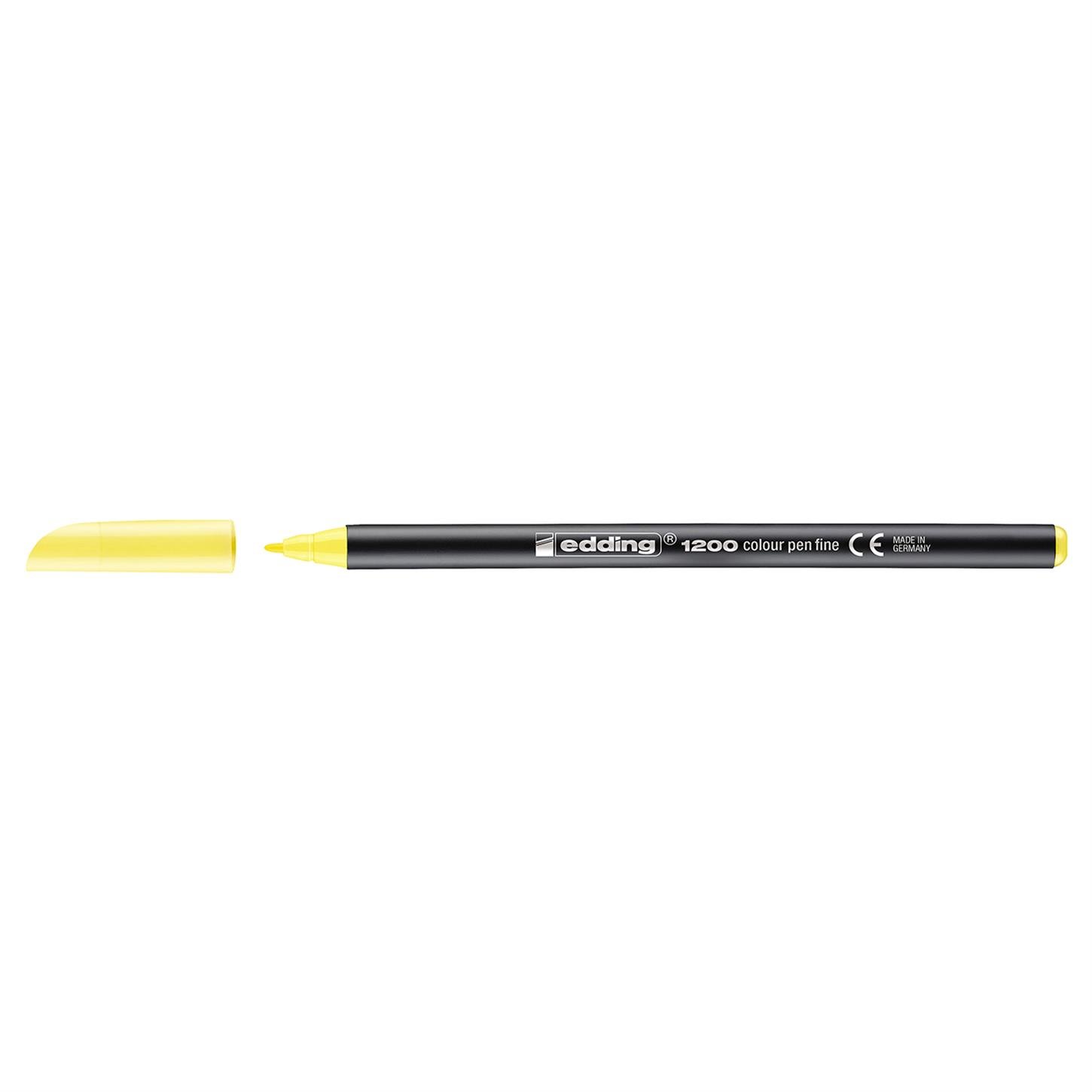 Edding 1200 İnce Uçlu Keçeli Kalem Yuvarlak Uç 1 mm Kış Kavunu