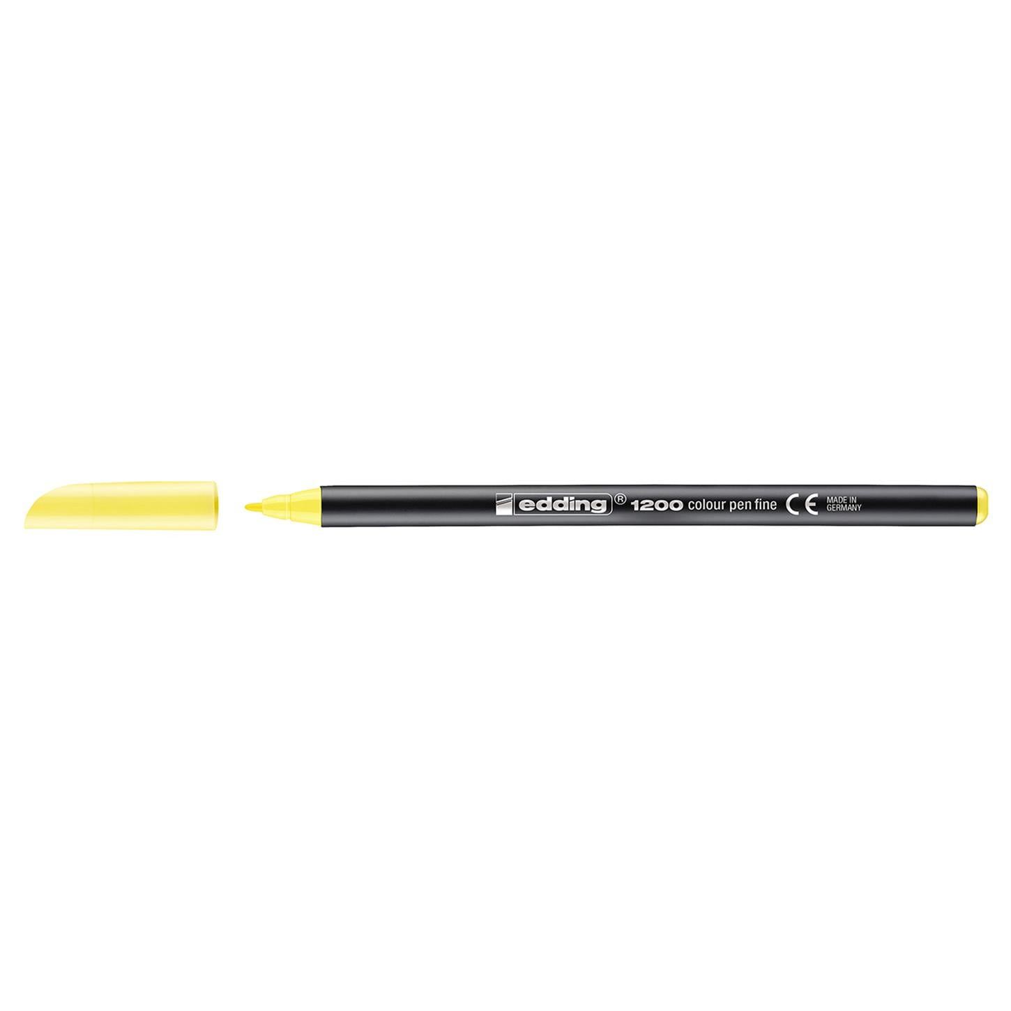 Edding 1200 İnce Uçlu Keçeli Kalem Yuvarlak Uç 1 mm Kış Kavunu