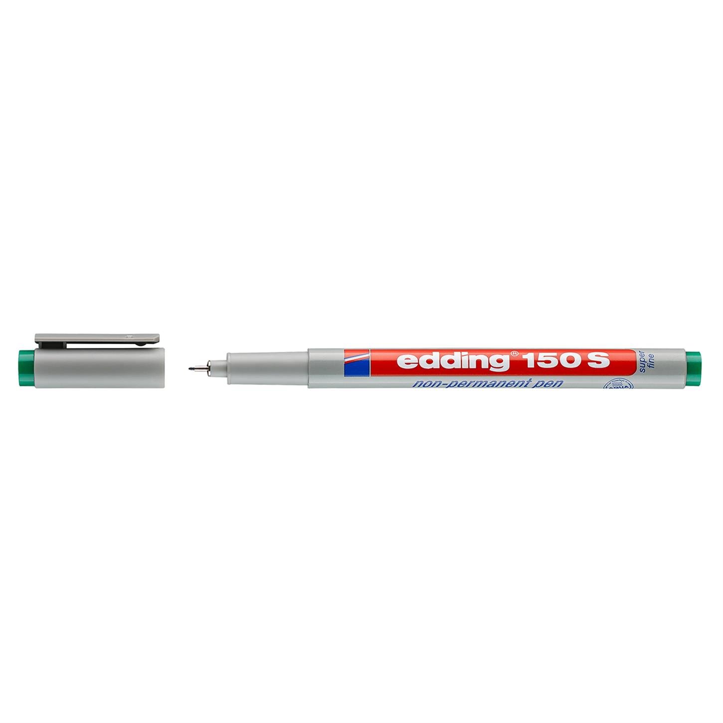 Edding 150 S Çok Amaçlı Asetat Kalemi - Silinebilir,  Yeşil