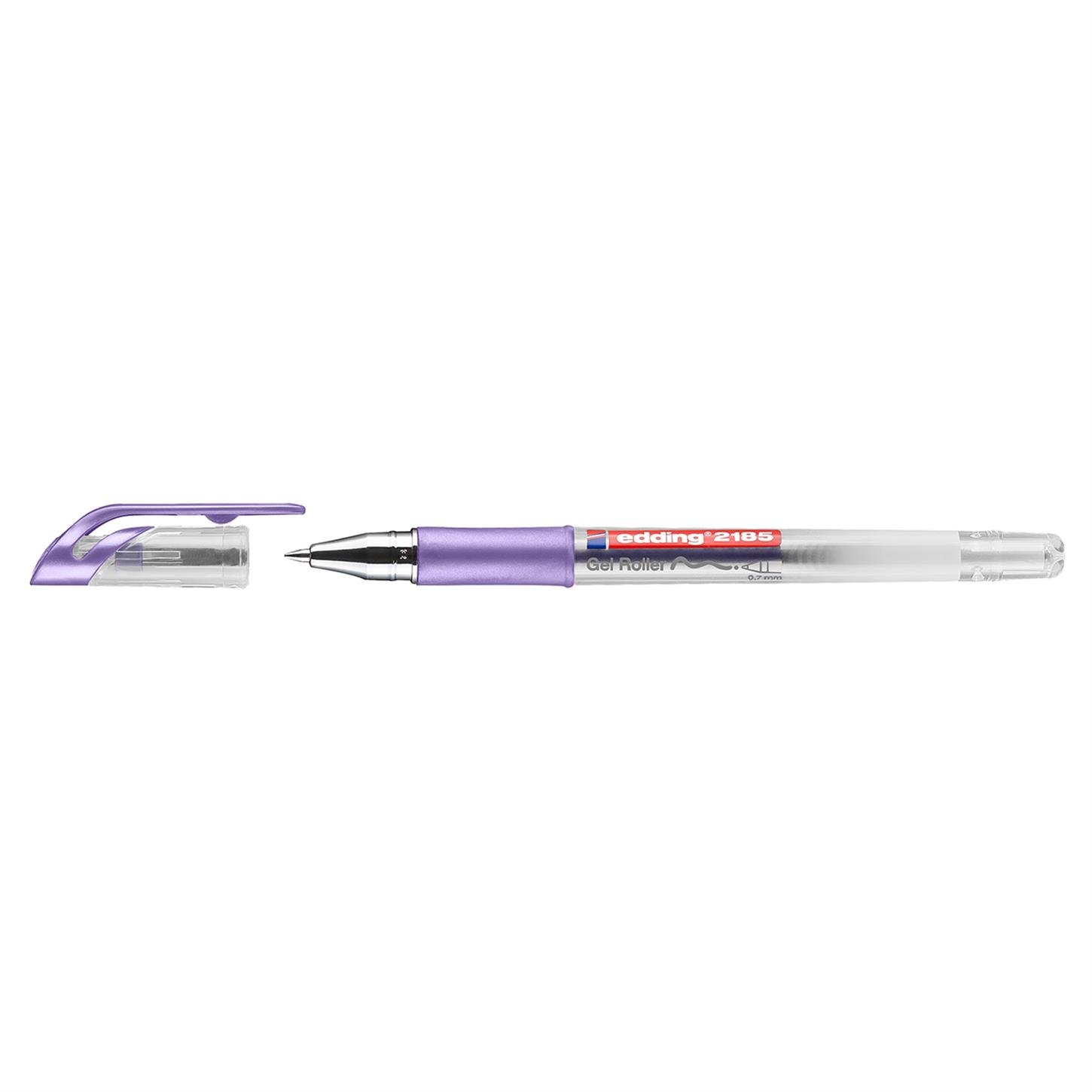 Edding 2185 Jel Roller 0.7 mm Uç Metalik Mor