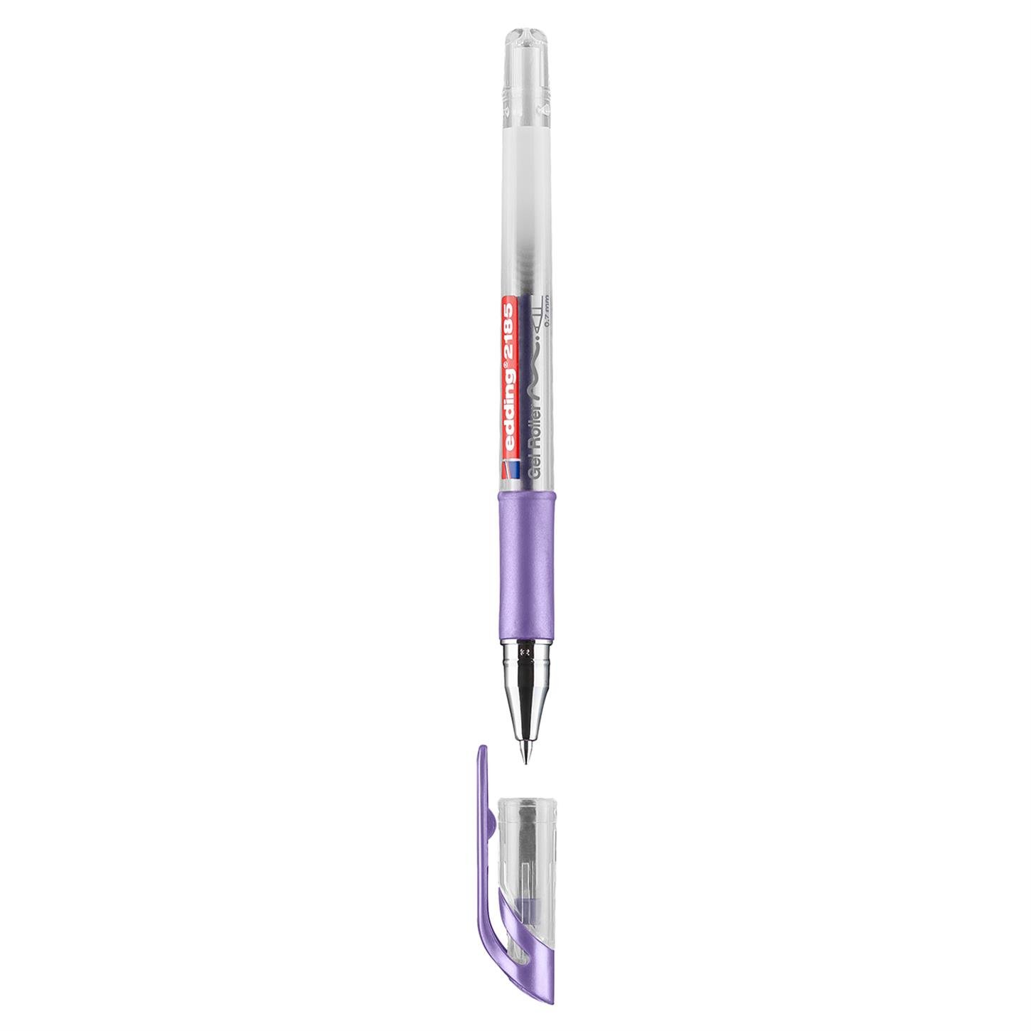 Edding 2185 Jel Roller 0.7 mm Uç Metalik Mor