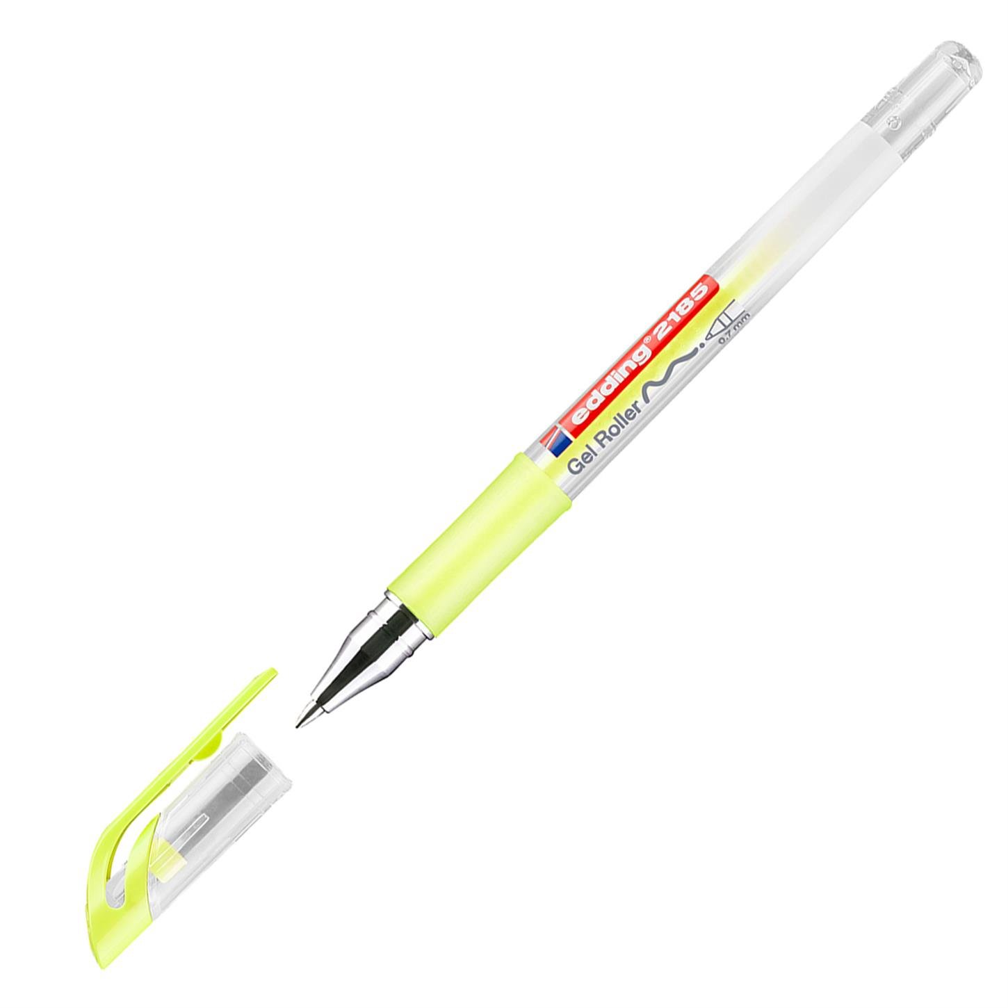 Edding 2185 Jel Roller 0.7 mm Uç Pastel Sarısı