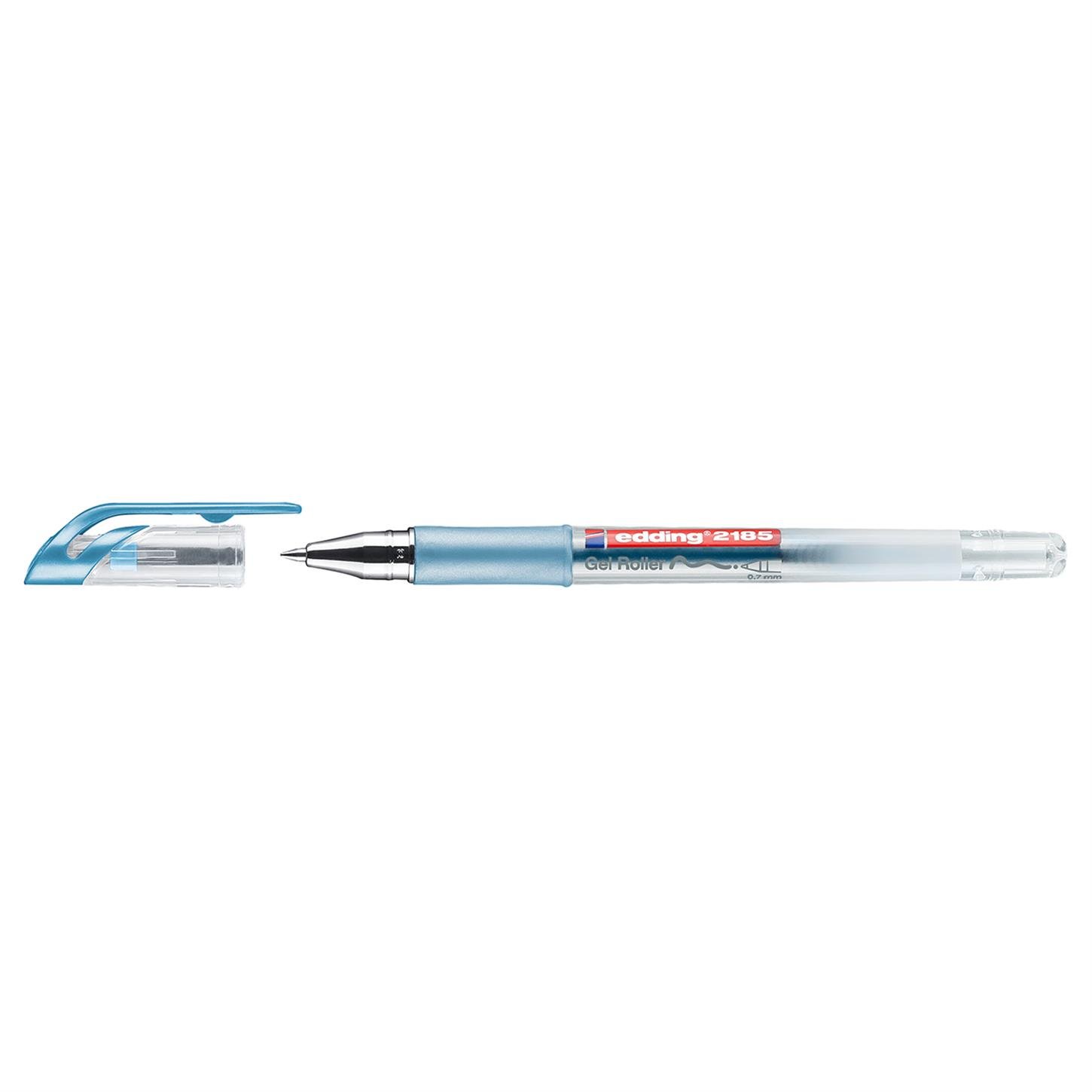 Edding 2185 Jel Roller 0.7 mm Uç Metalik Mavi