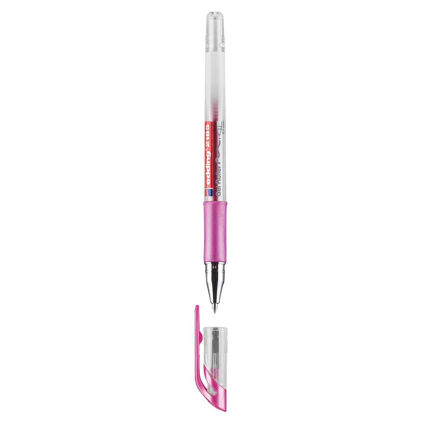 Edding 2185 Jel Roller 0.7 mm Uç Metalik Pembe