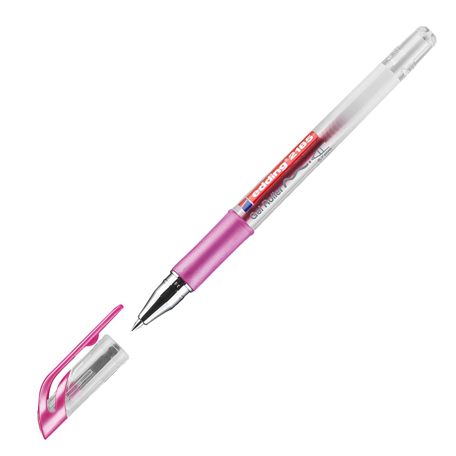 Edding 2185 Jel Roller 0.7 mm Uç Metalik Pembe