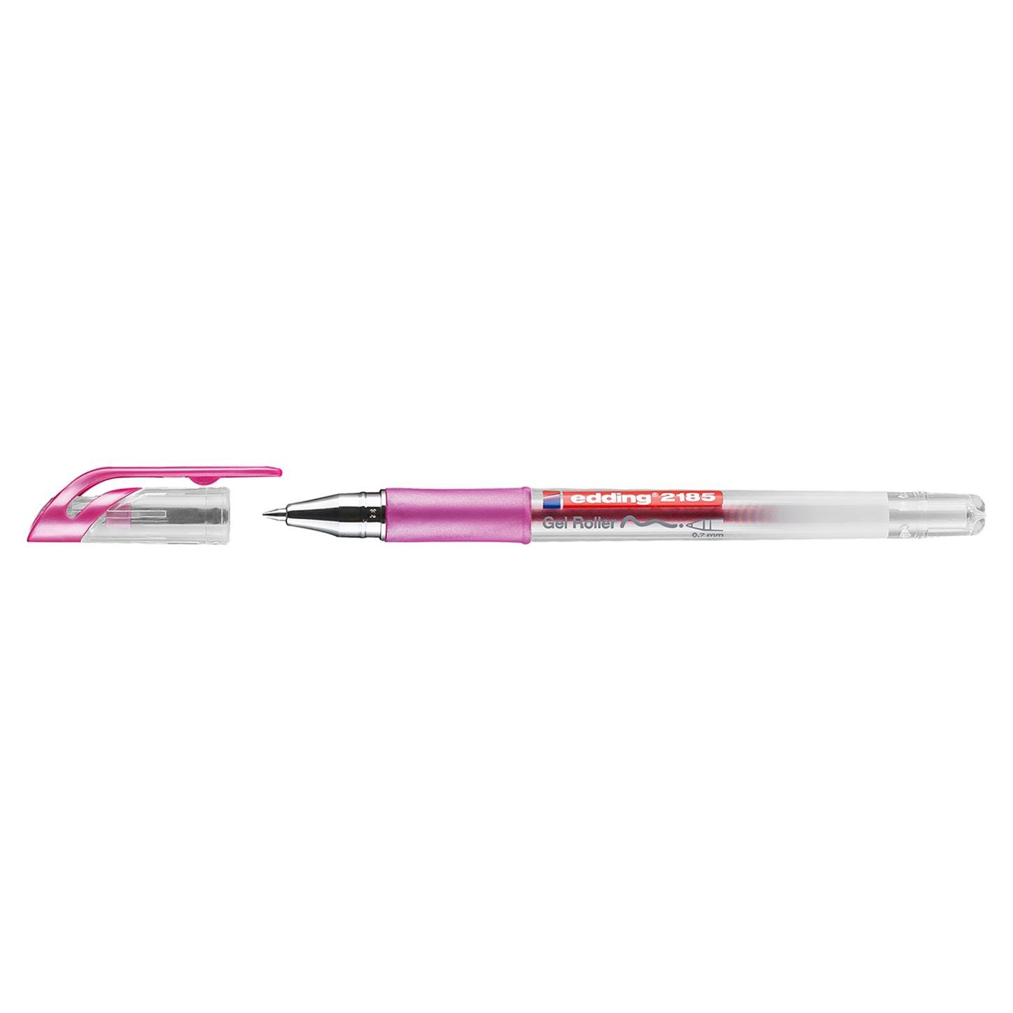 Edding 2185 Jel Roller 0.7 mm Uç Metalik Pembe