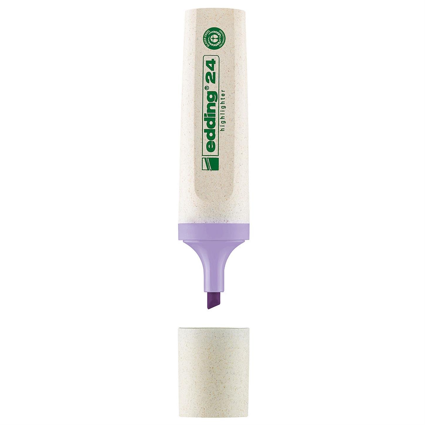 Edding 24 Ecoline Fosforlu Kalem Kesik Uç 2-5 mm Pastal Mor