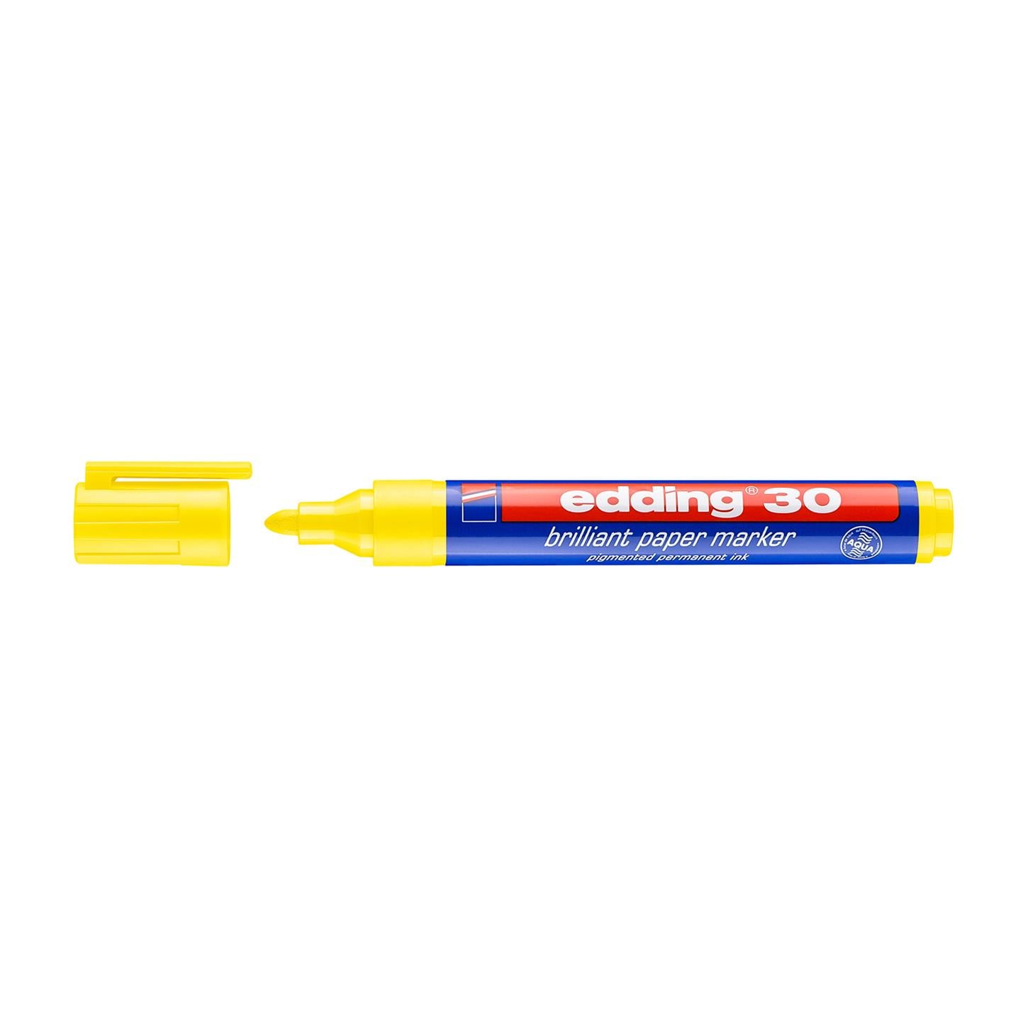 Edding 30 Brilliant Kagˆıt Marko¨ru¨, Sarı