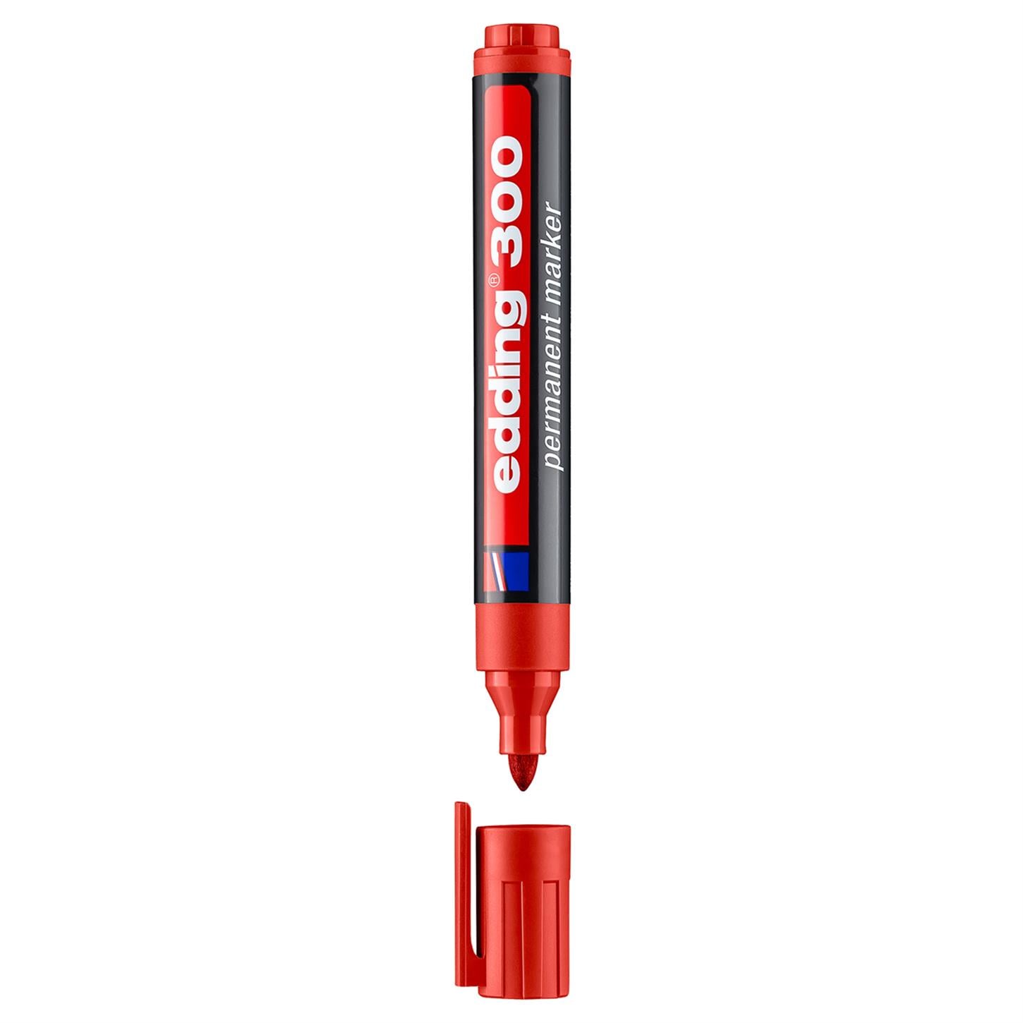 Edding 300 Permanent Markör Yuvarlak Uç 1.5-3 mm Kırmızı