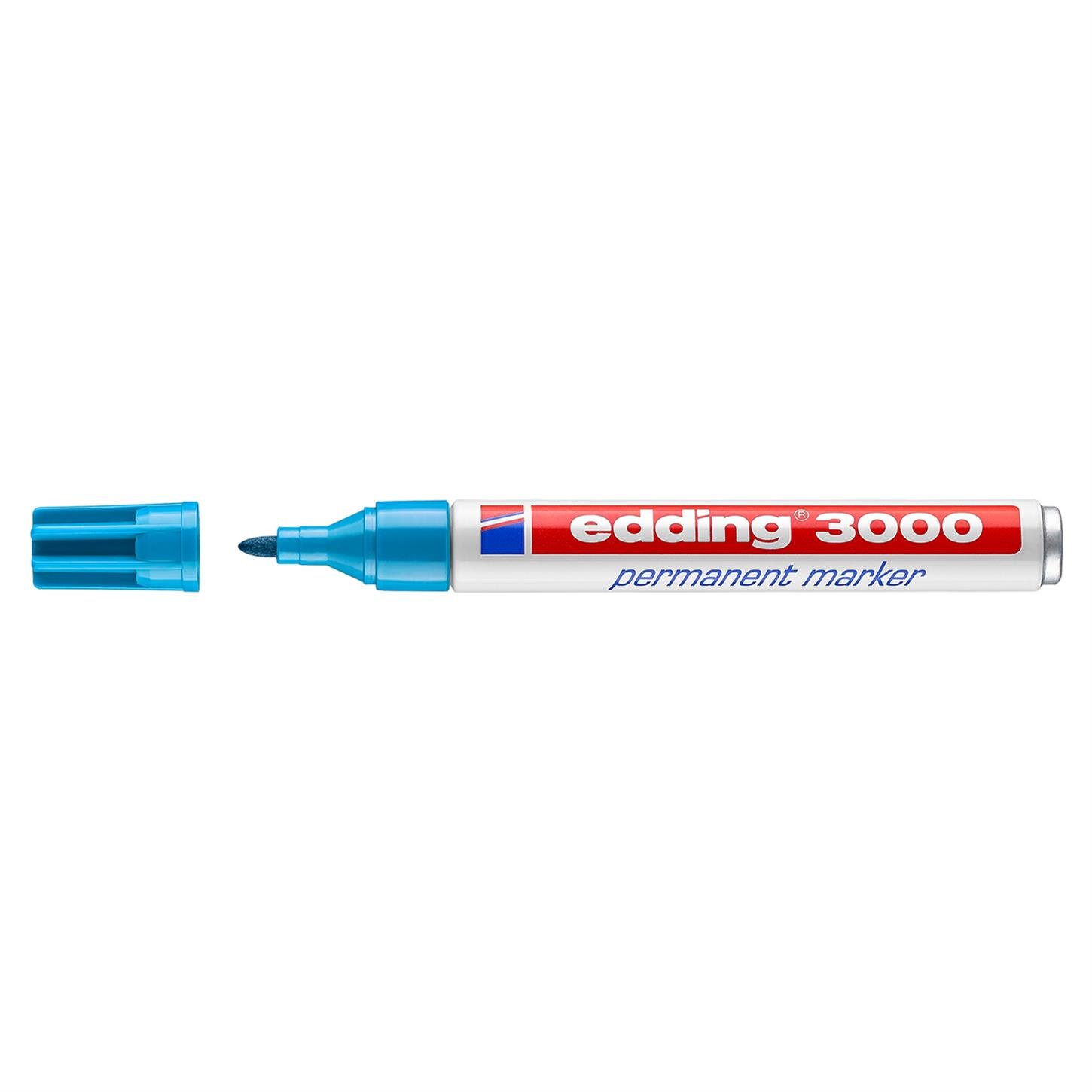 Edding 3000 Permanent Markör, Açık Mavi