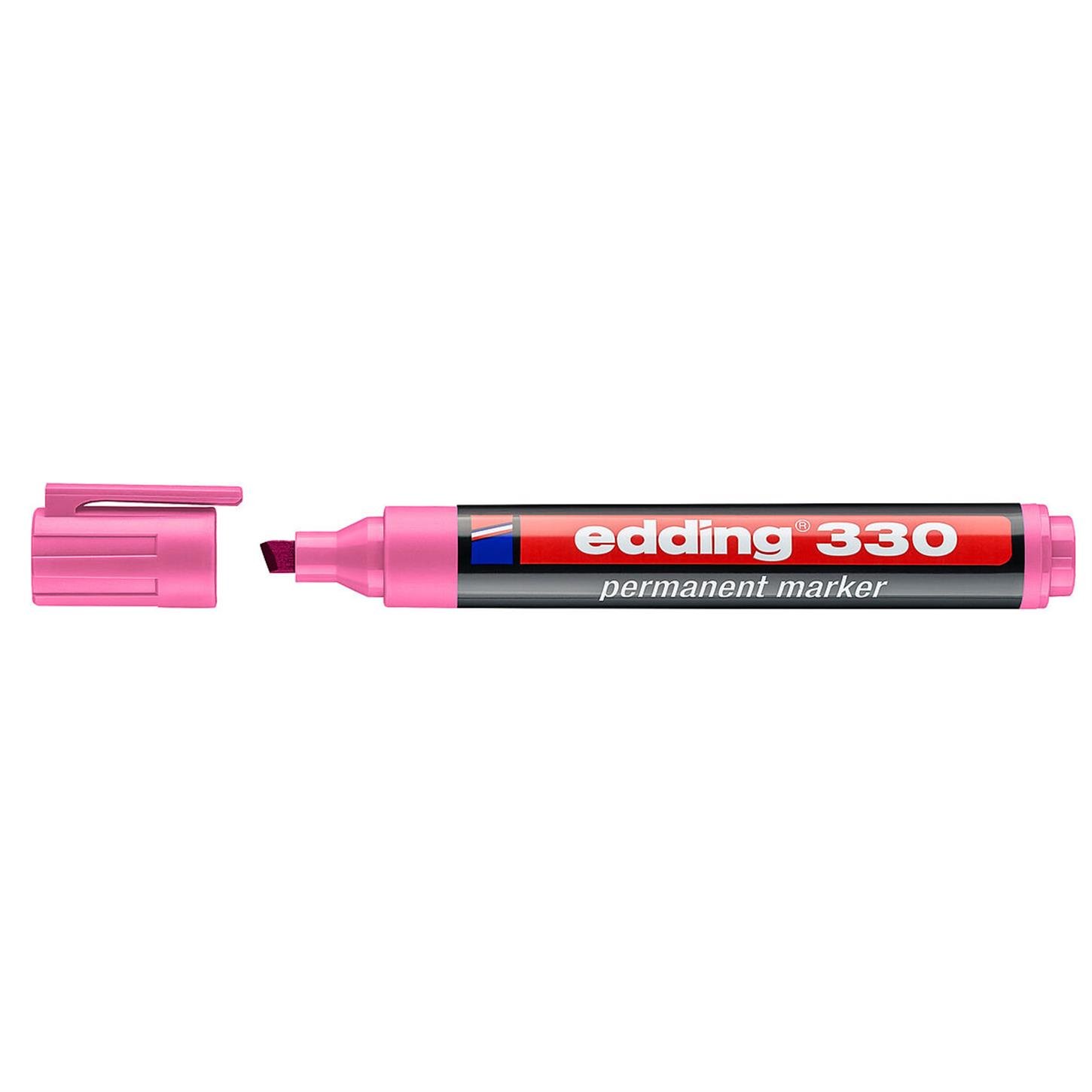 Edding 330 Permanent Marko¨r Kesik uç 1-5 mm Pembe