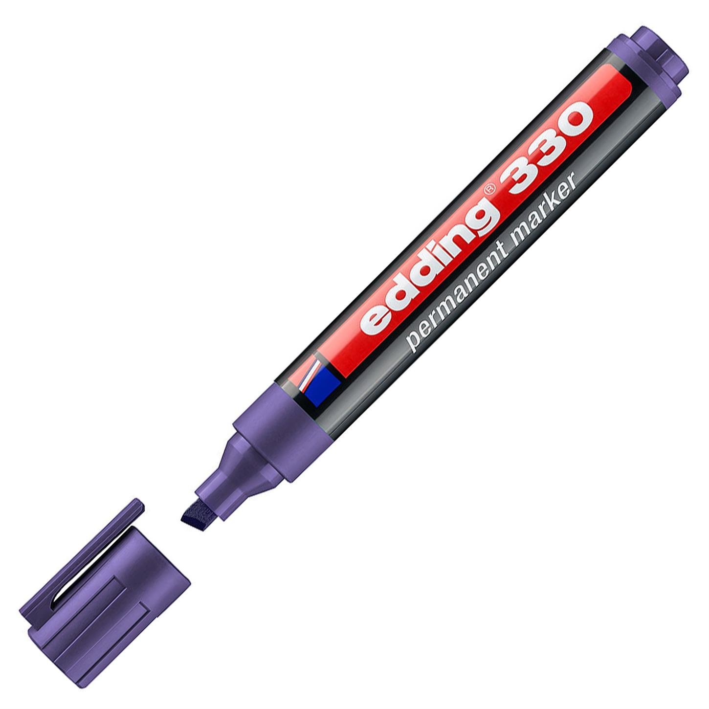 Edding 330 Permanent Marko¨r Kesik uç 1-5 mm Mor