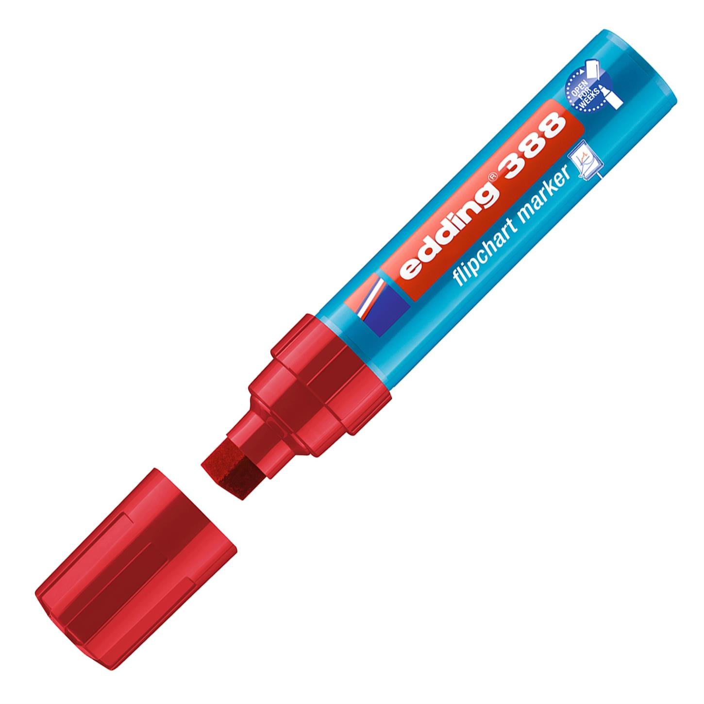 Edding 388 Flipchart Kalemi, Kırmızı