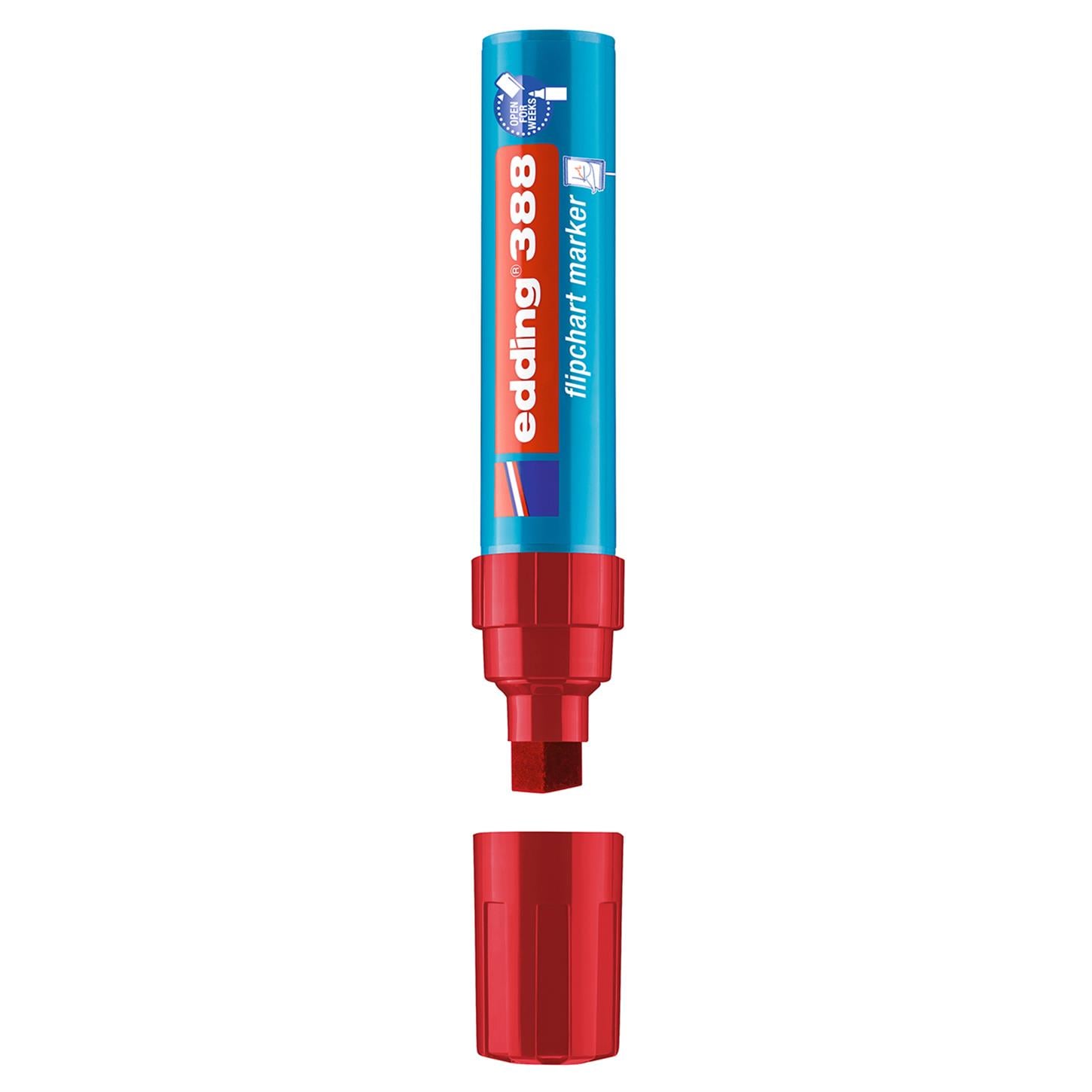 Edding 388 Flipchart Kalemi, Kırmızı