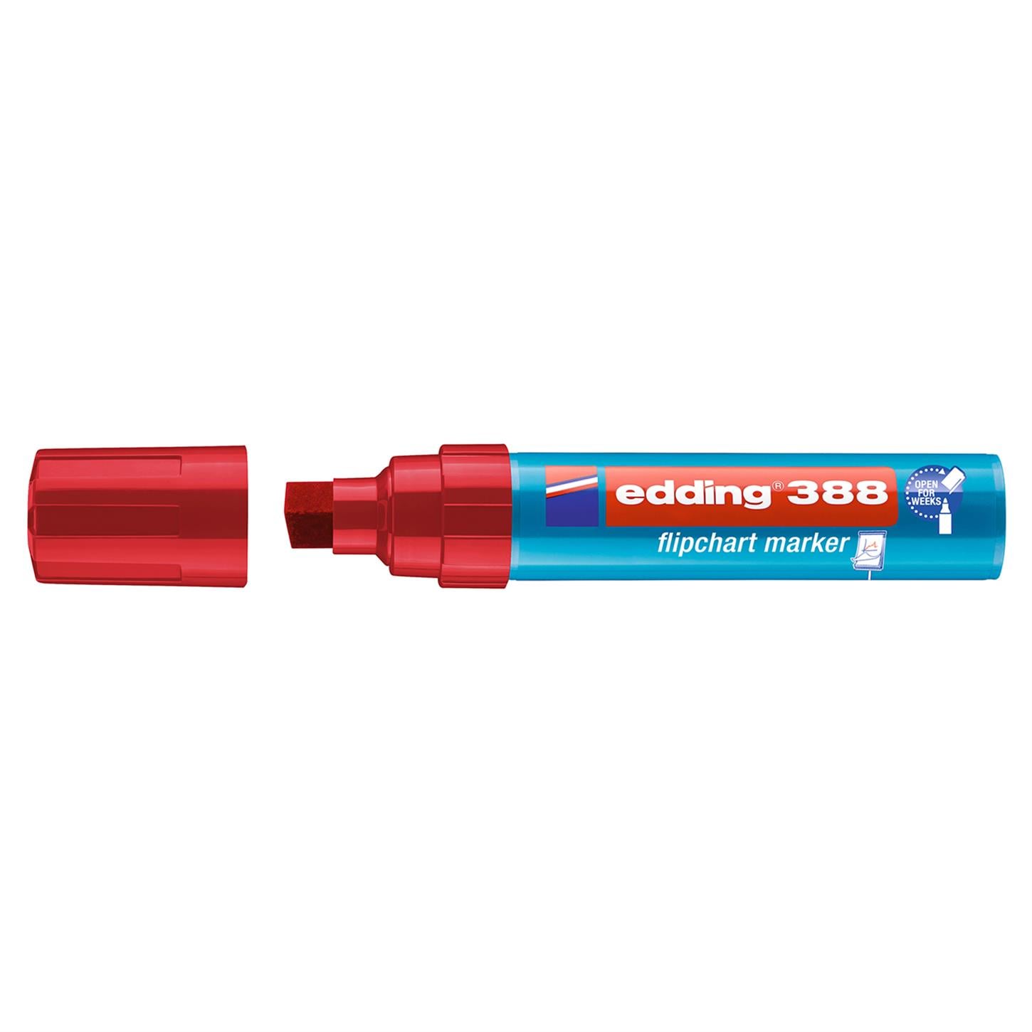 Edding 388 Flipchart Kalemi, Kırmızı