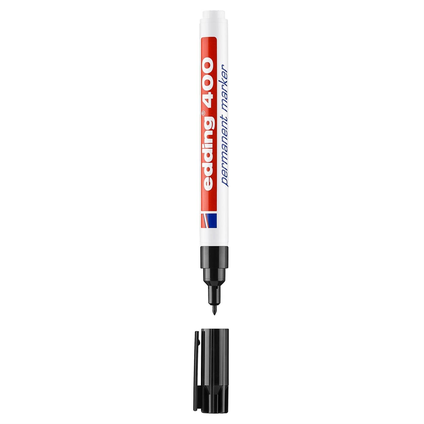 Edding 400 Permanent Markör Yuvarlak Uç 1 mm Syh