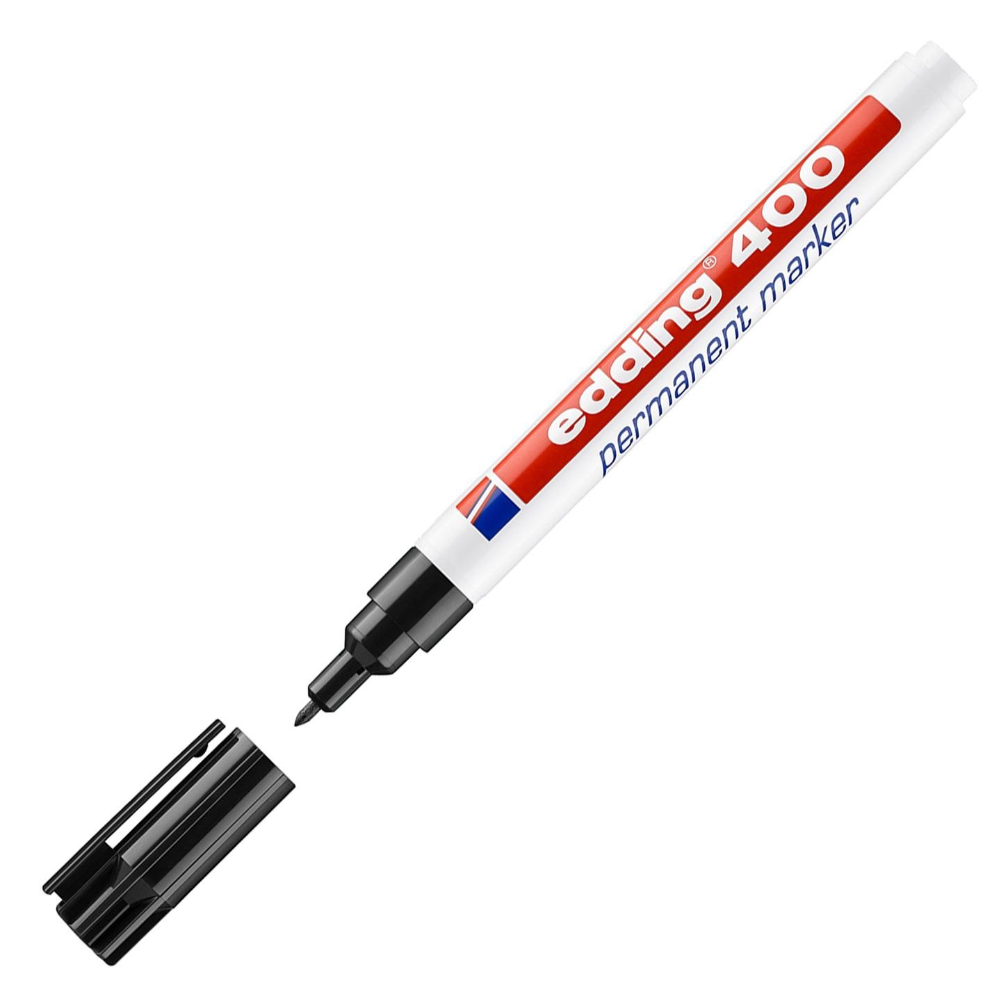 Edding 400 Permanent Markör Yuvarlak Uç 1 mm Syh