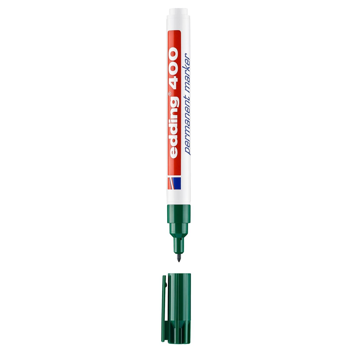Edding 400 Permanent Markör Yuvarlak Uç 1 mm Yşl