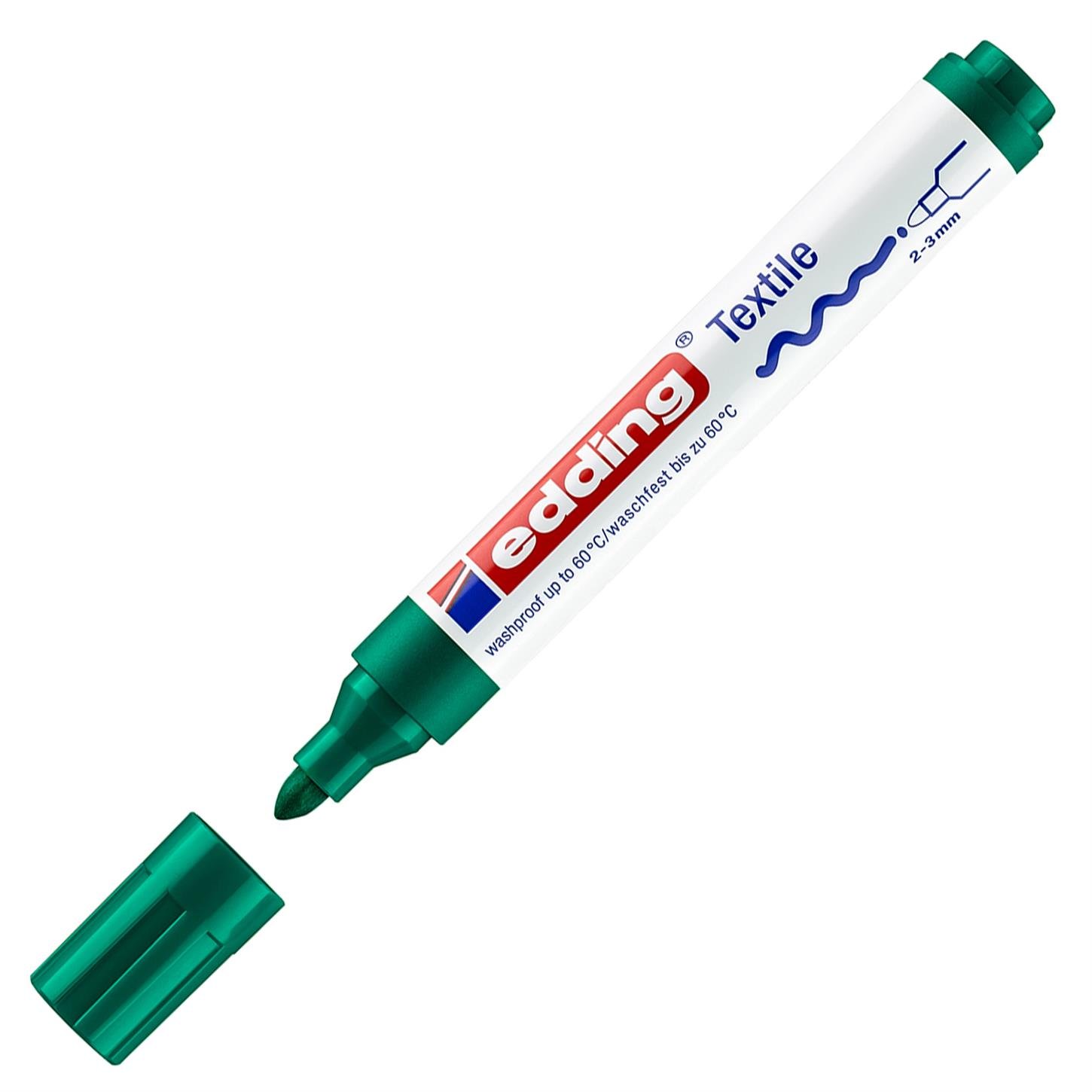 Edding 4500 Tekstil Markörü Yuvarlak Uç 2-3 mm Yşl