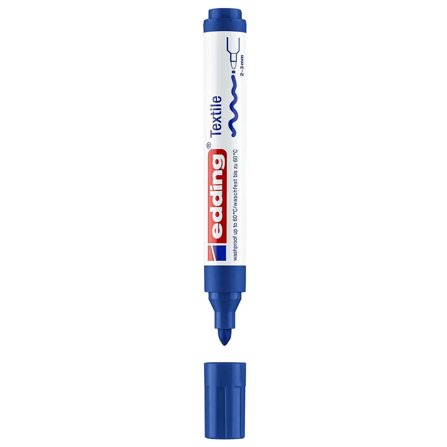 Edding 4500 Tekstil Markörü Yuvarlak Uç 2-3 mm Mvi