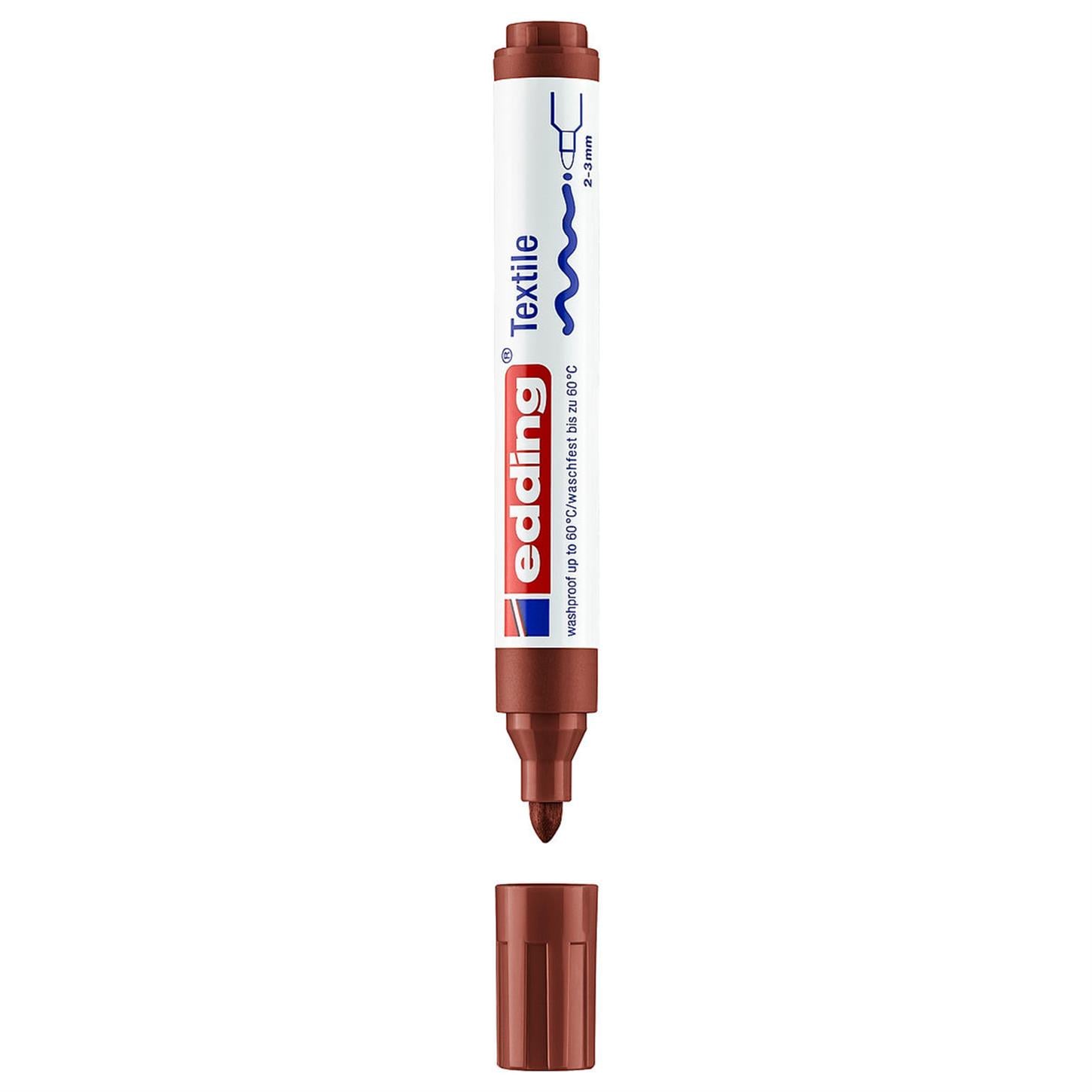 Edding 4500 Tekstil Markörü Yuvarlak Uç 2-3 mm Kah