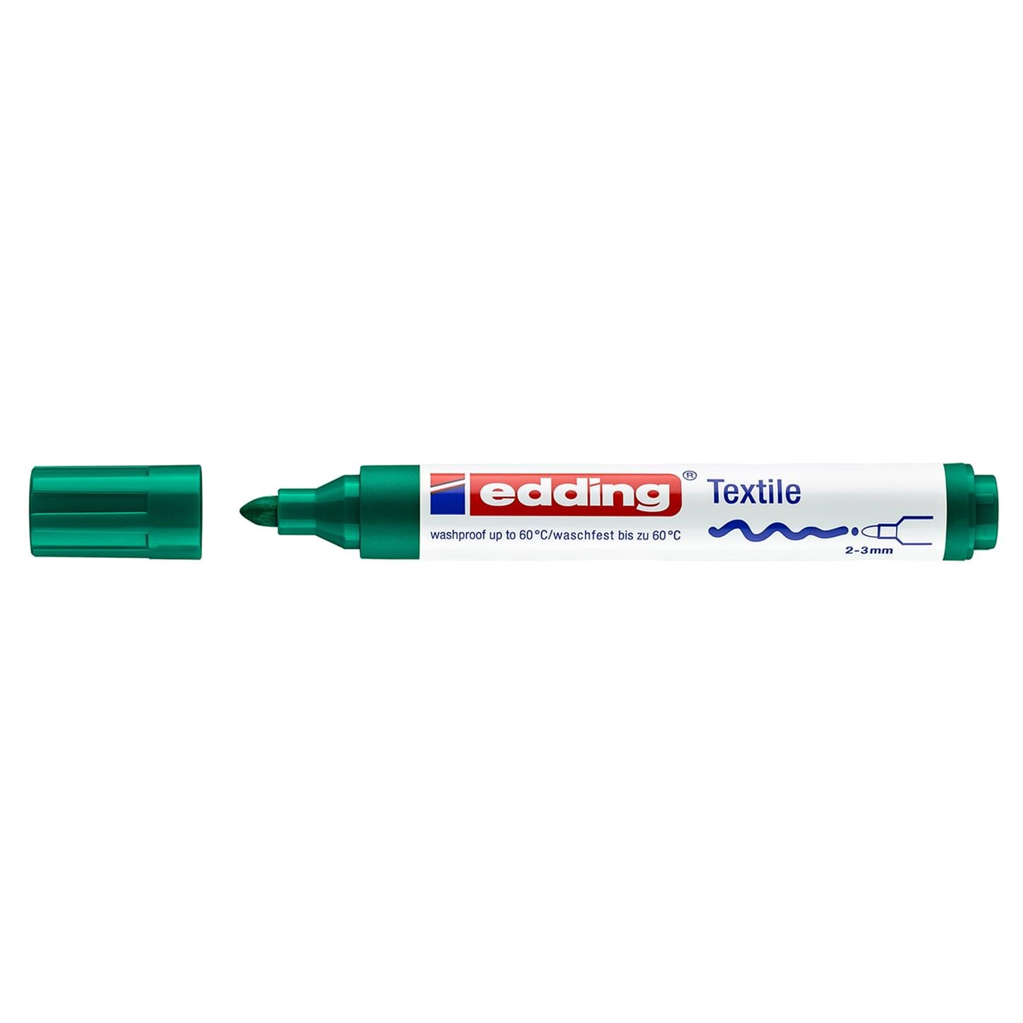 Edding 4500 Tekstil Markörü Yuvarlak Uç 2-3 mm Yşl
