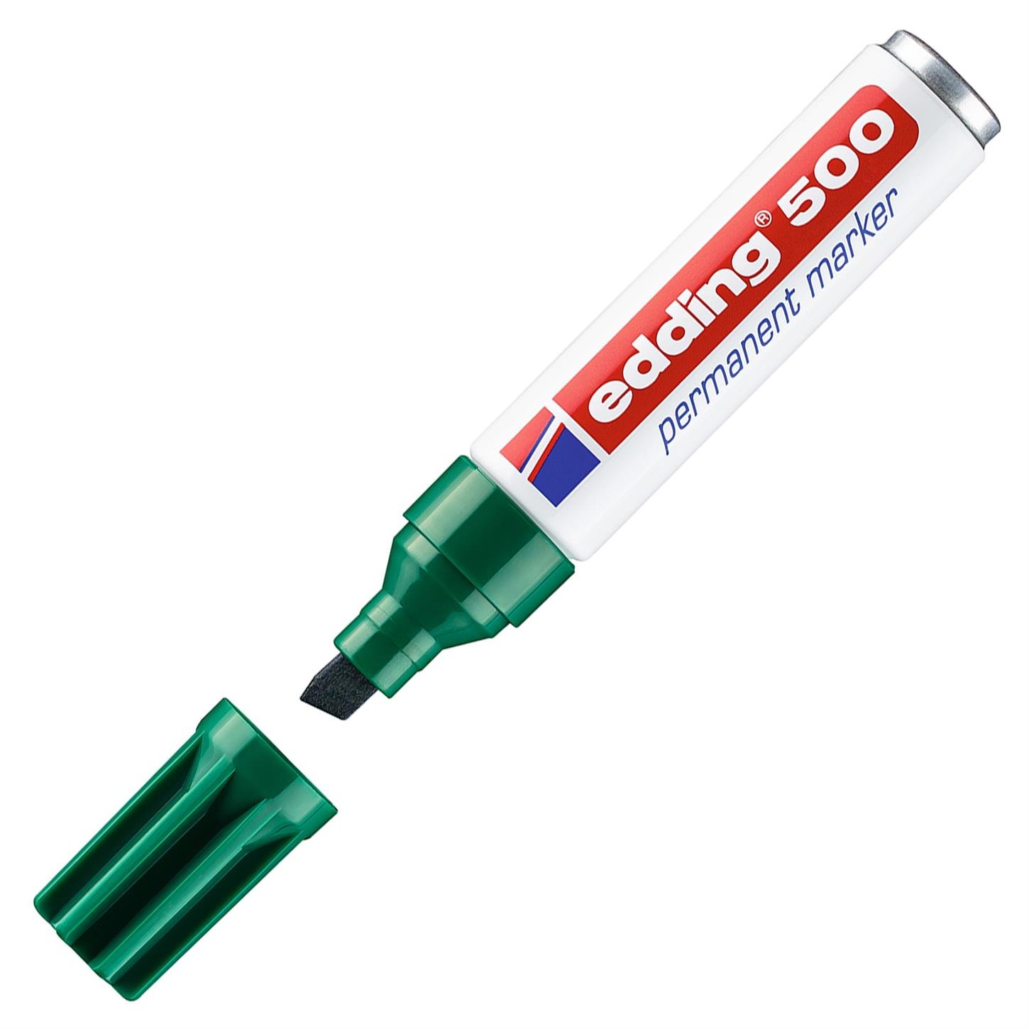 Edding 500 Permanent Markör Kesik Uç 2-7 mm Yeşil