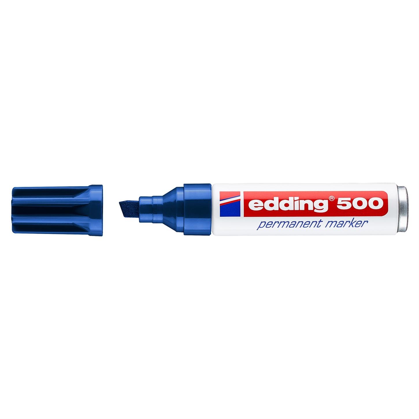 Edding 500 Permanent Markör Kesik Uç 2-7 mm Mavi