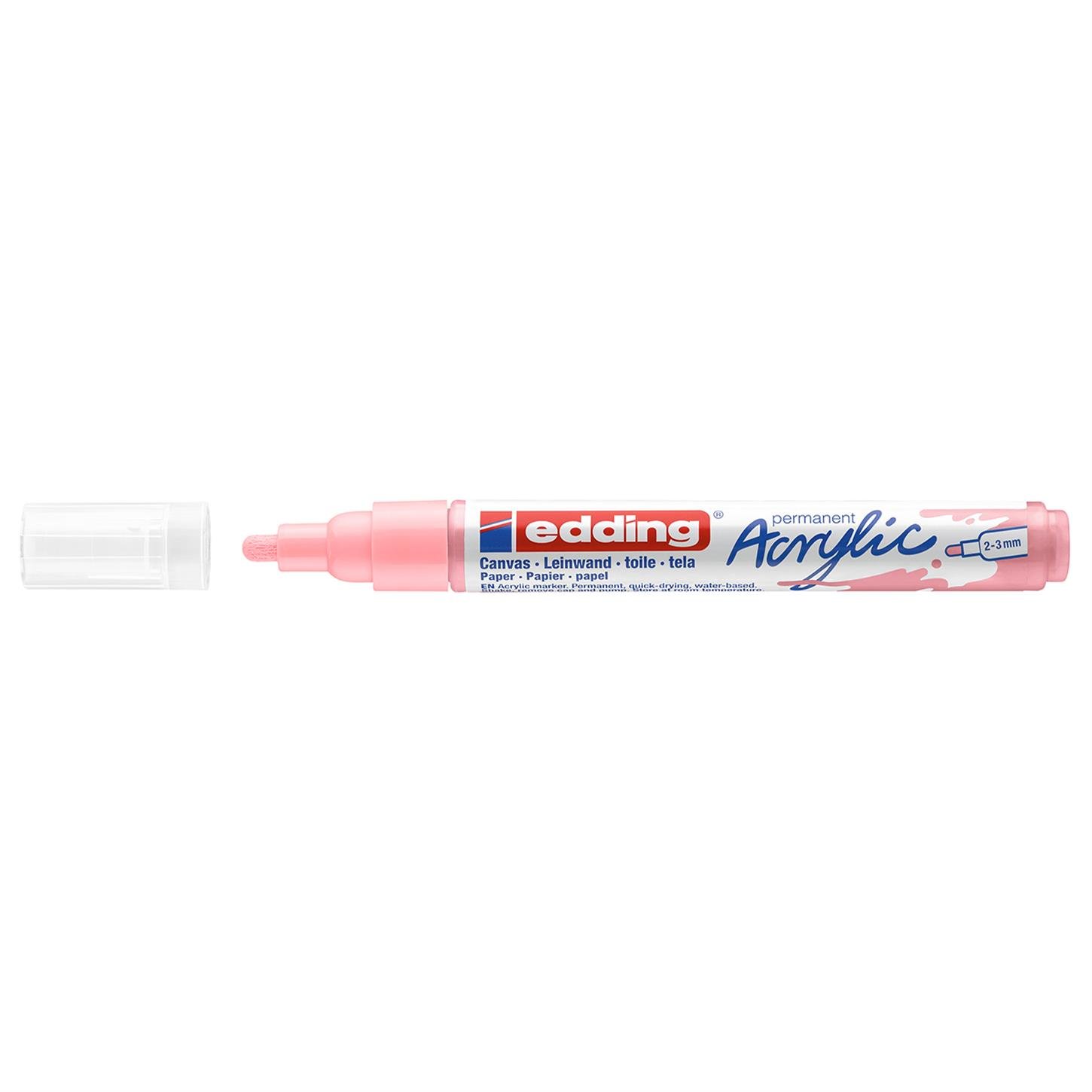 Edding 5100 Orta Uçlu Akrilik Markör Yuvarlak Uç 2-3 mm leylak Mat