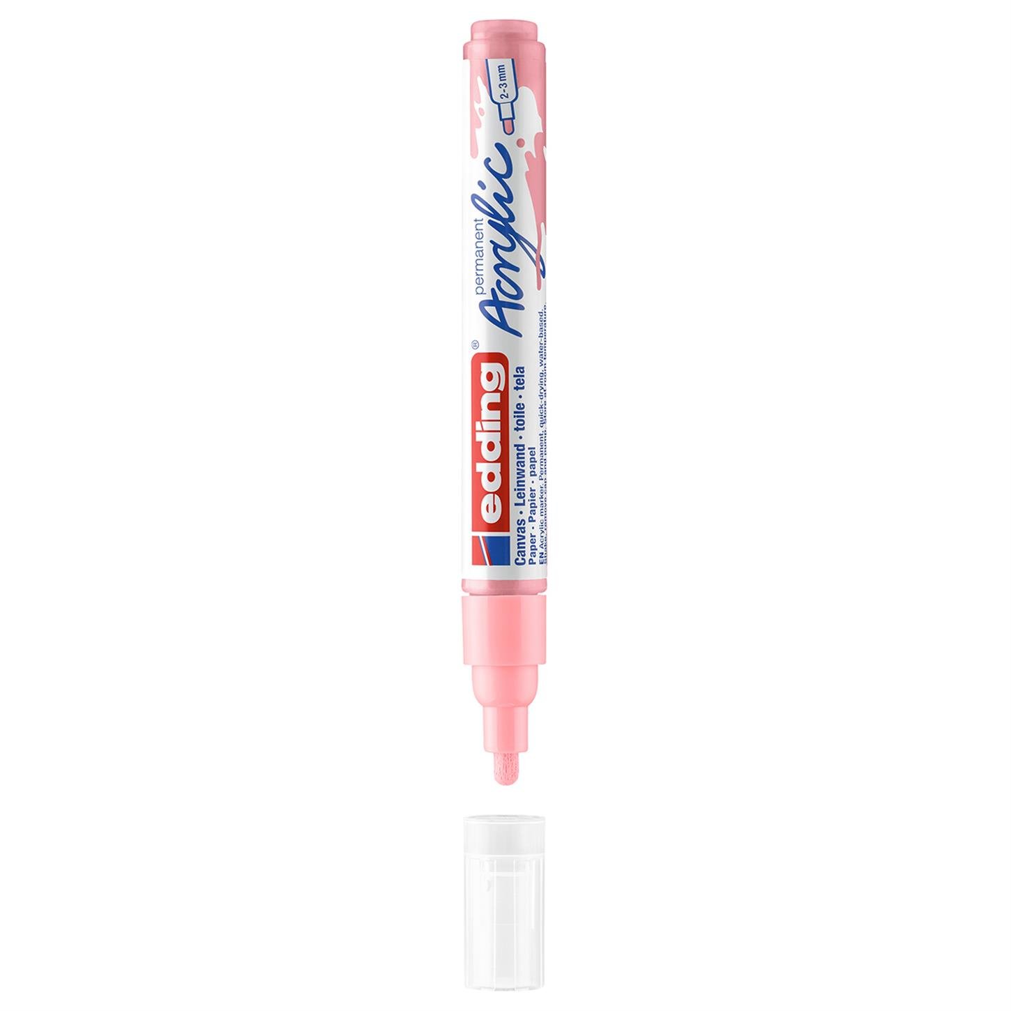 Edding 5100 Orta Uçlu Akrilik Markör Yuvarlak Uç 2-3 mm leylak Mat