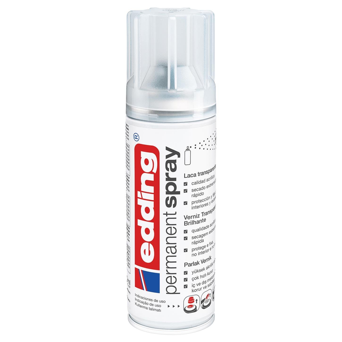 Edding 5200 Permanent Sprey Parlak Vernik