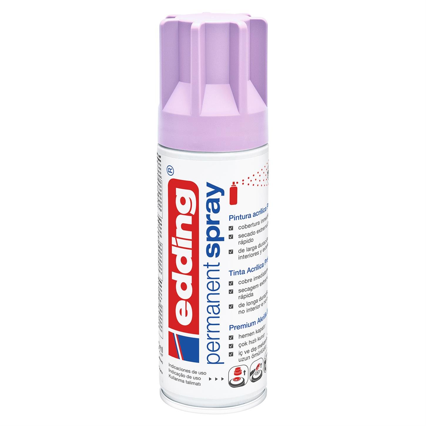 Edding 5200 Permanent Sprey Premium Akrilik Boya (200 ml) Açıklavanta Mat