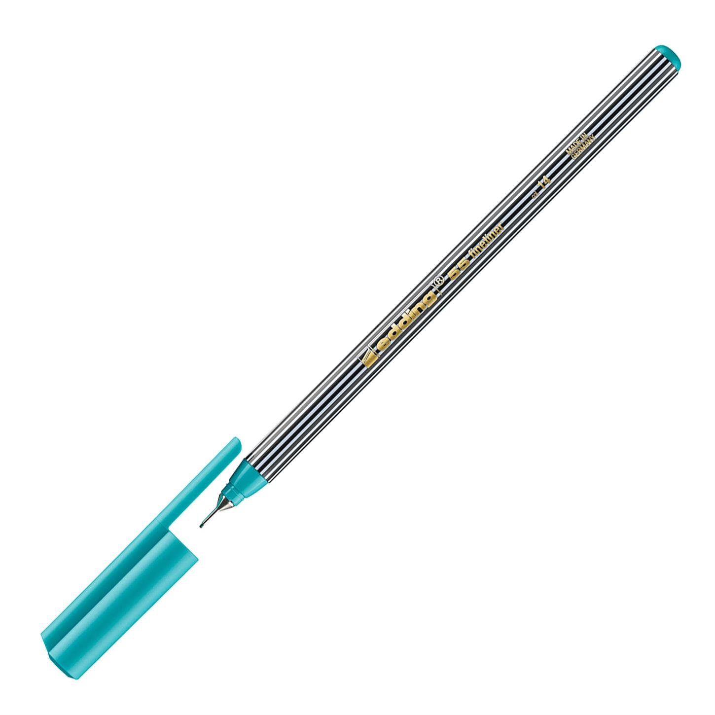Edding 55 İnce Uc¸lu Kalem Plast.Uç 0.3 mm Trkuaz