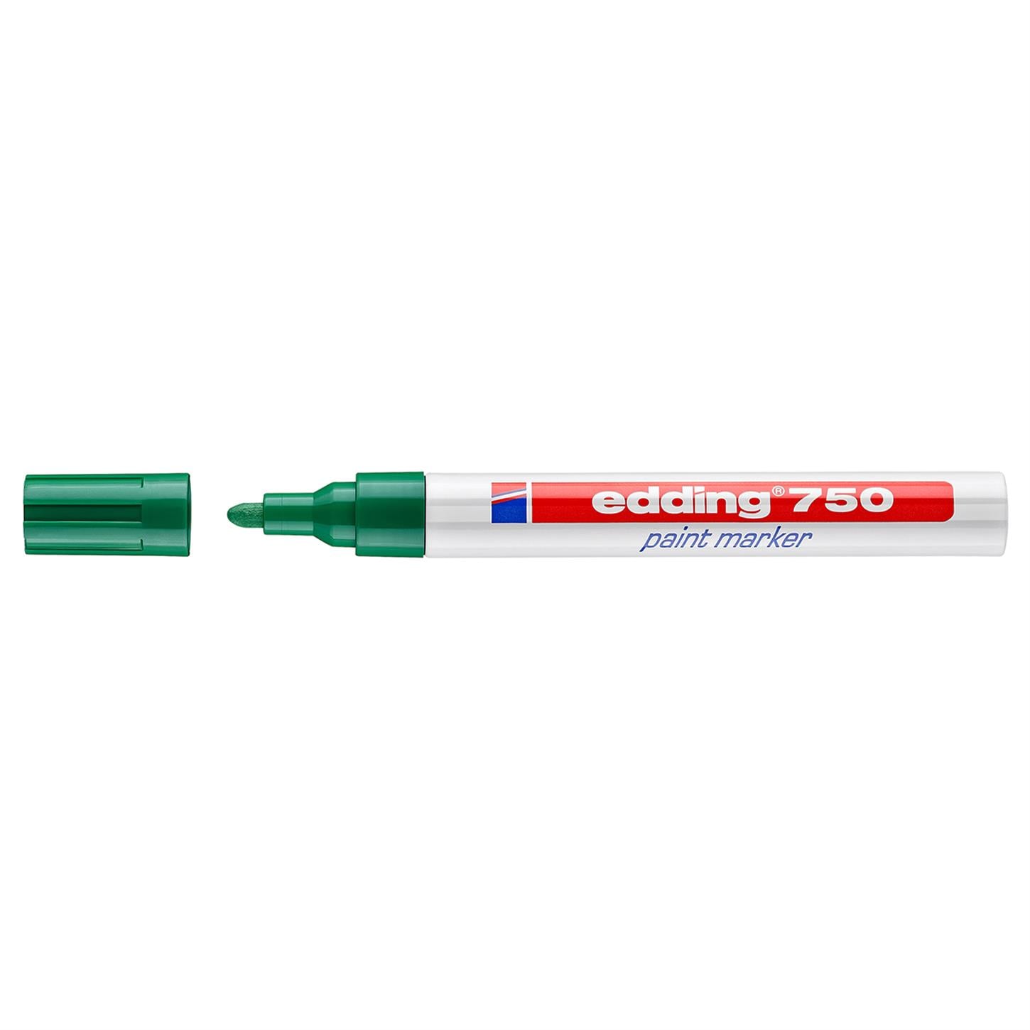 Edding 750 Tam Örtücü Boya Kalemi Yuvarlak Uç 2-4 mm Yeşil
