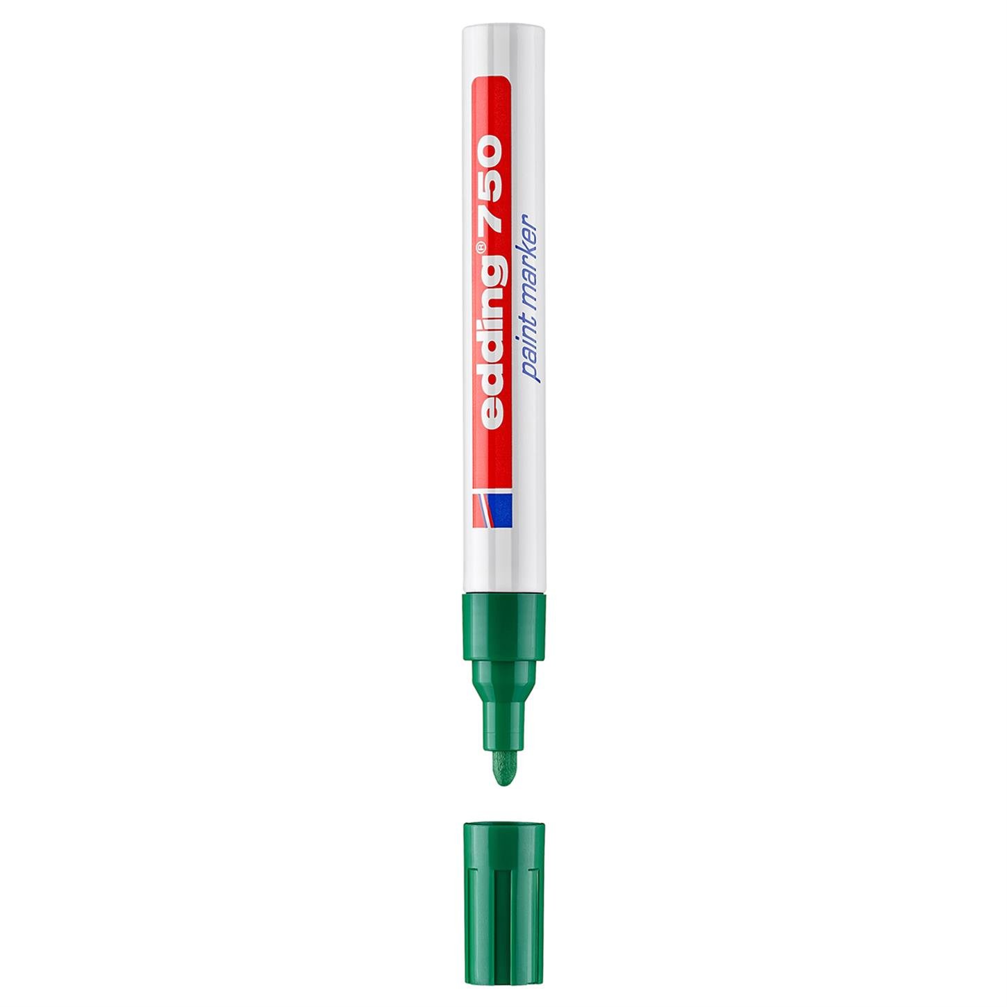 Edding 750 Tam Örtücü Boya Kalemi Yuvarlak Uç 2-4 mm Yeşil