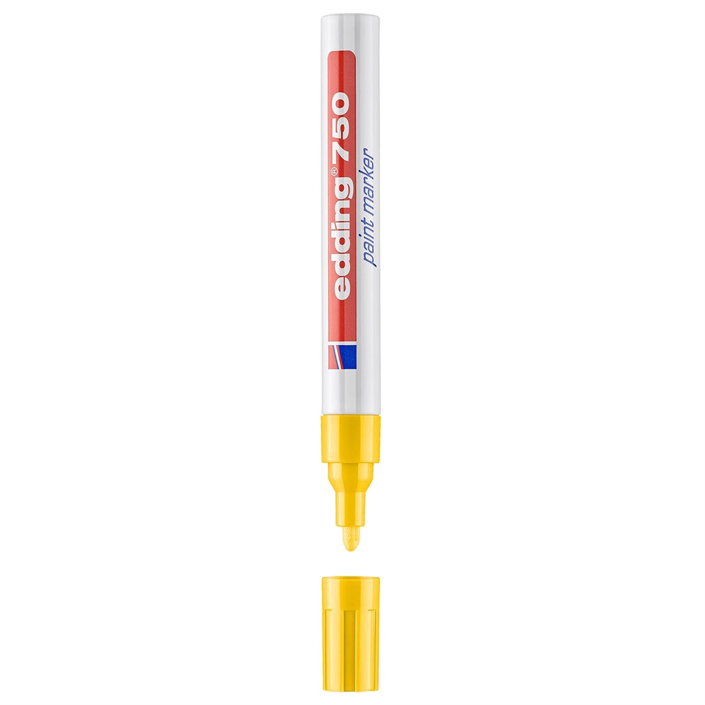 Edding 750 Tam Örtücü Boya Kalemi Yuvarlak Uç 2-4 mm Sarı
