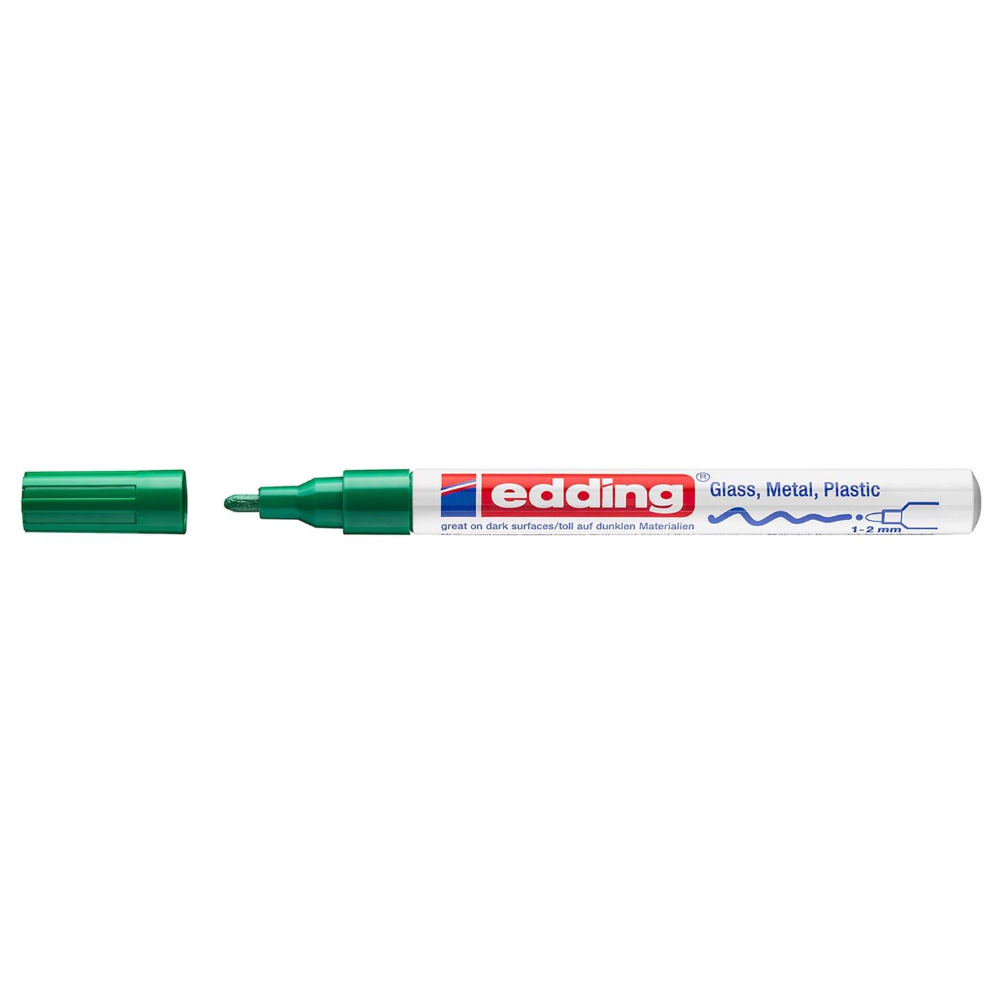 Edding 751 Hobi Sanat Kalemi Yuvarlak Uç 1-2 mm  Yeşil