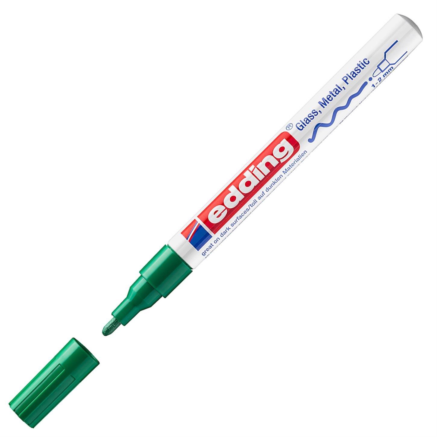 Edding 751 Hobi Sanat Kalemi Yuvarlak Uç 1-2 mm  Yeşil
