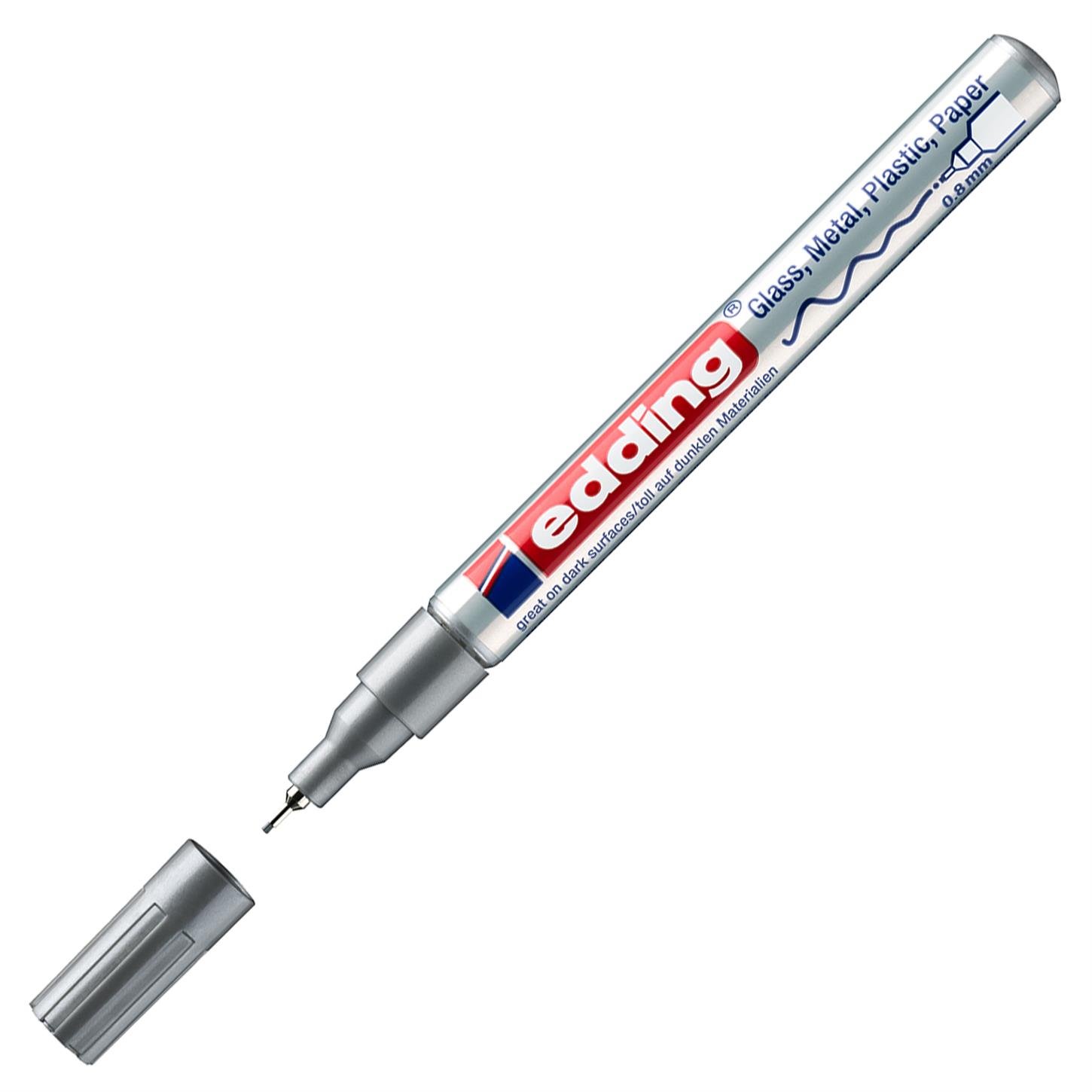 Edding 780 Hobi Sanat Kalemi 0.8 mm Uç Gümüş