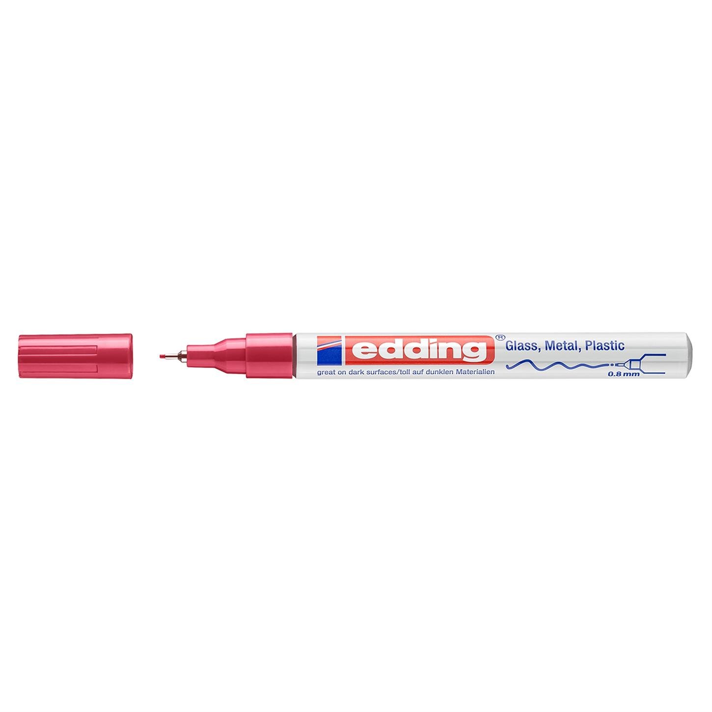 Edding 780 Hobi Sanat Kalemi 0.8 mm Uç Kırmızı