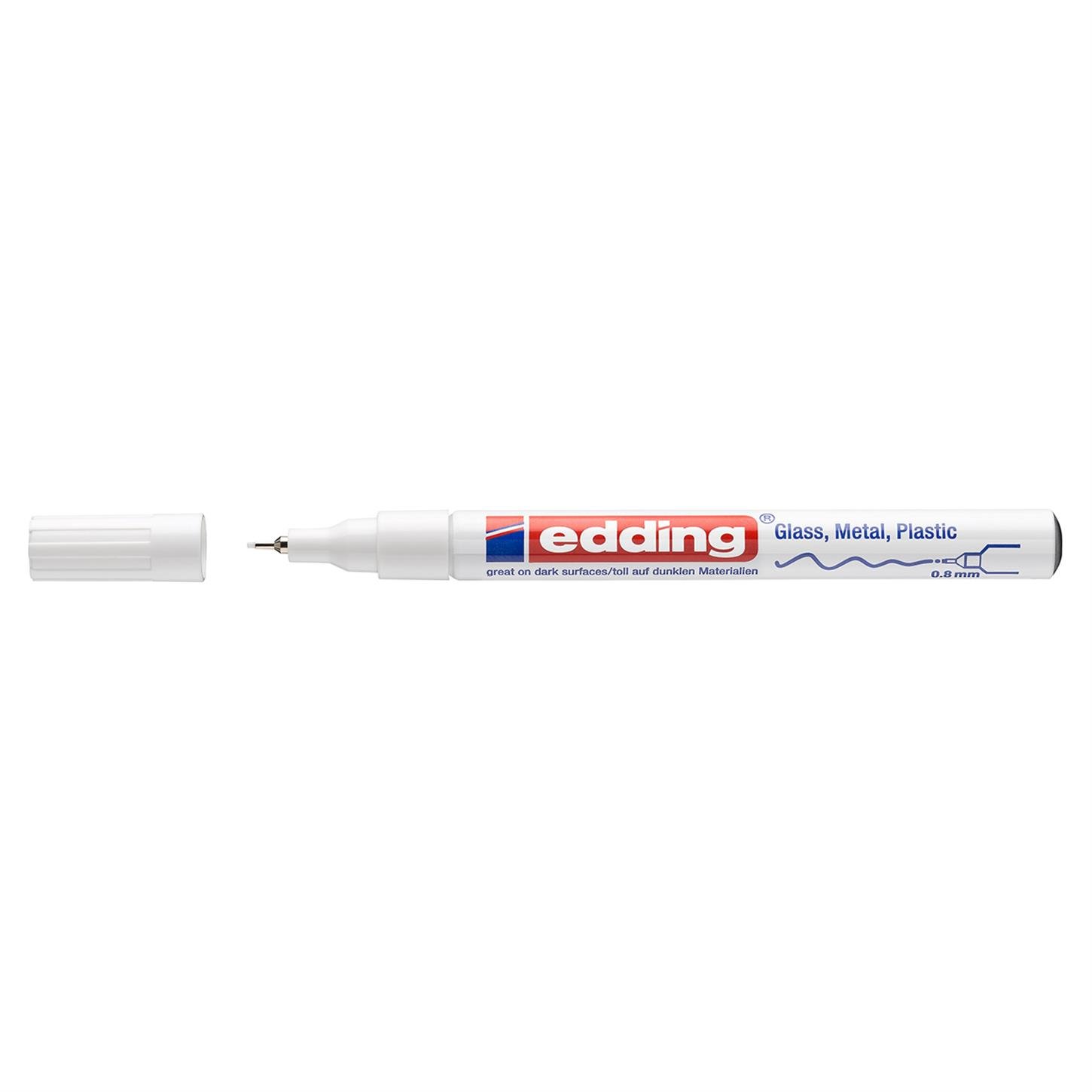 Edding 780 Hobi Sanat Kalemi 0.8 mm Uç Beyaz