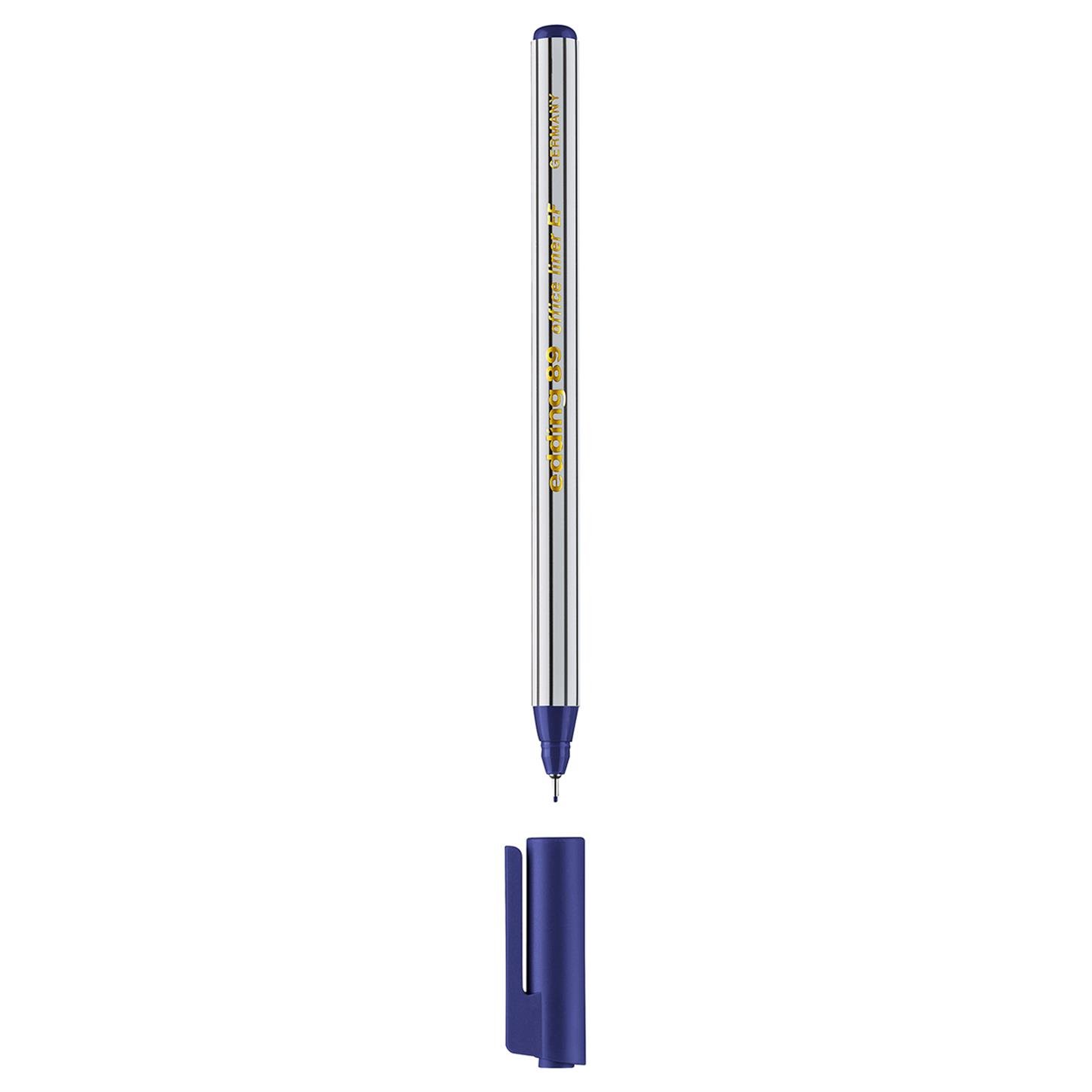 Edding 89 Ofis Kalemi EF Uç Plastik Uç 0.3 mm Mavi