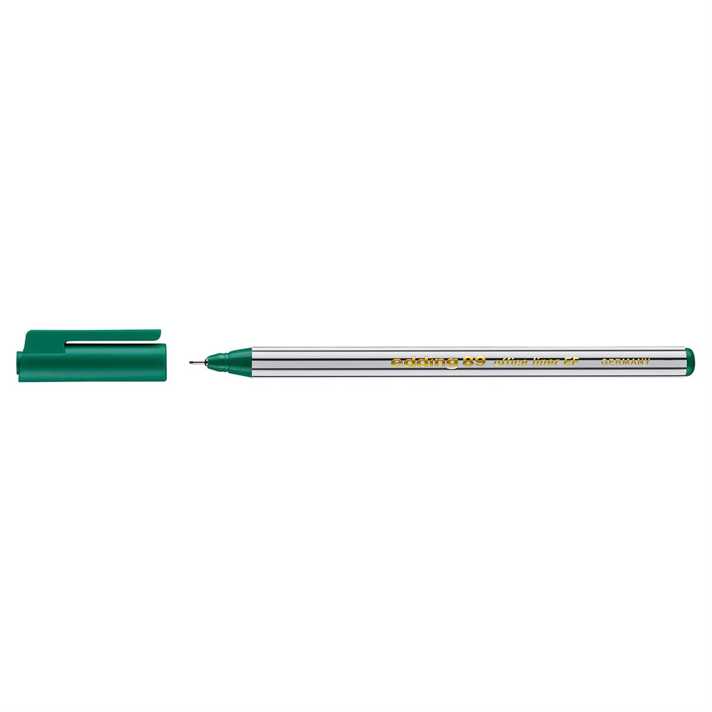 Edding 89 Ofis Kalemi EF Uç Plastik Uç 0.3 mm Yşl