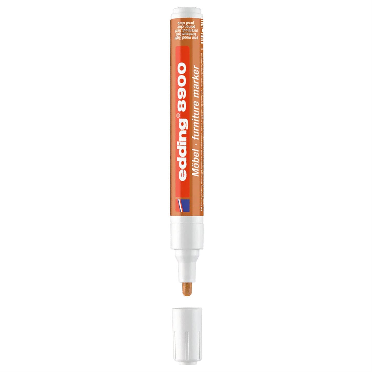 Edding 8900 Mobilya Rötuş Kalemi Yuvarlak Uç 1.5-2 mm Armut Ağacı Açık(613)