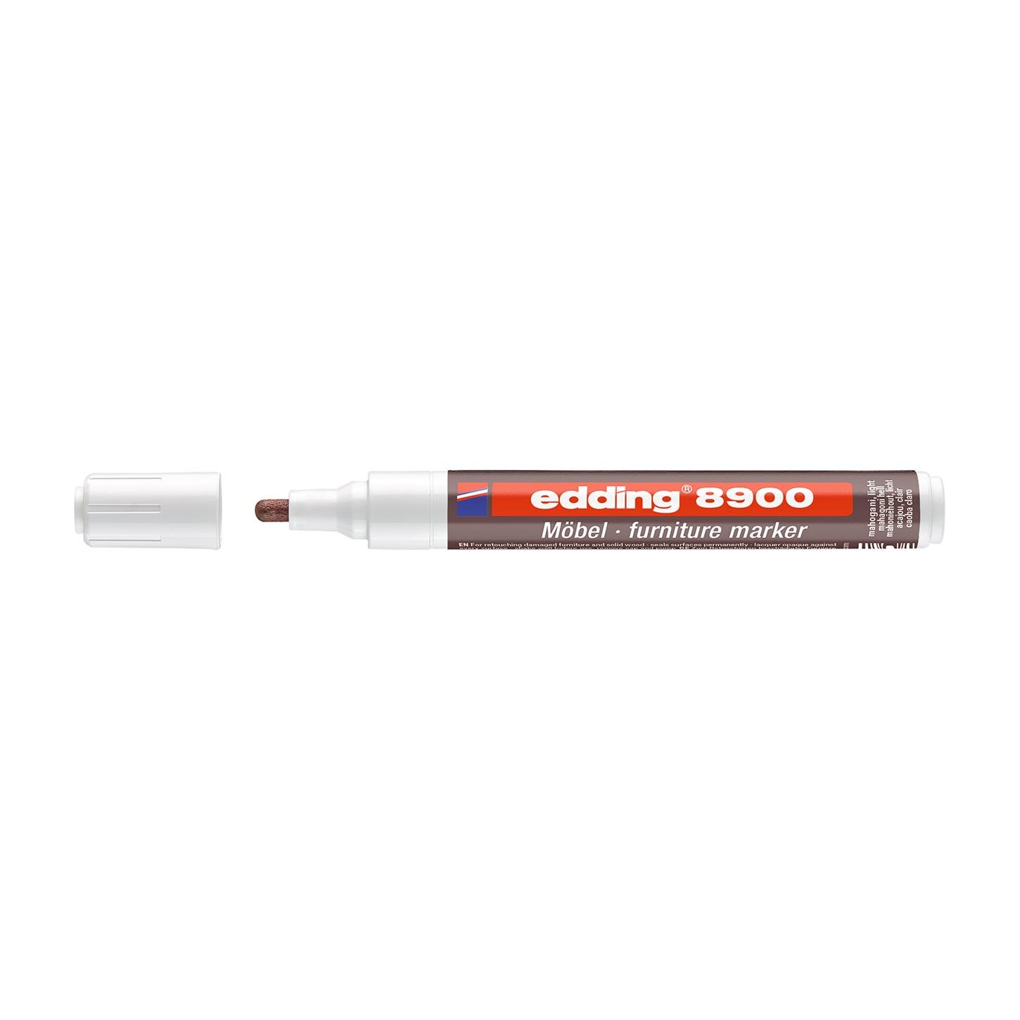 Edding 8900 Mobilya Rötuş Kalemi Yuvarlak Uç 1.5-2 mm Maun Açık(612)