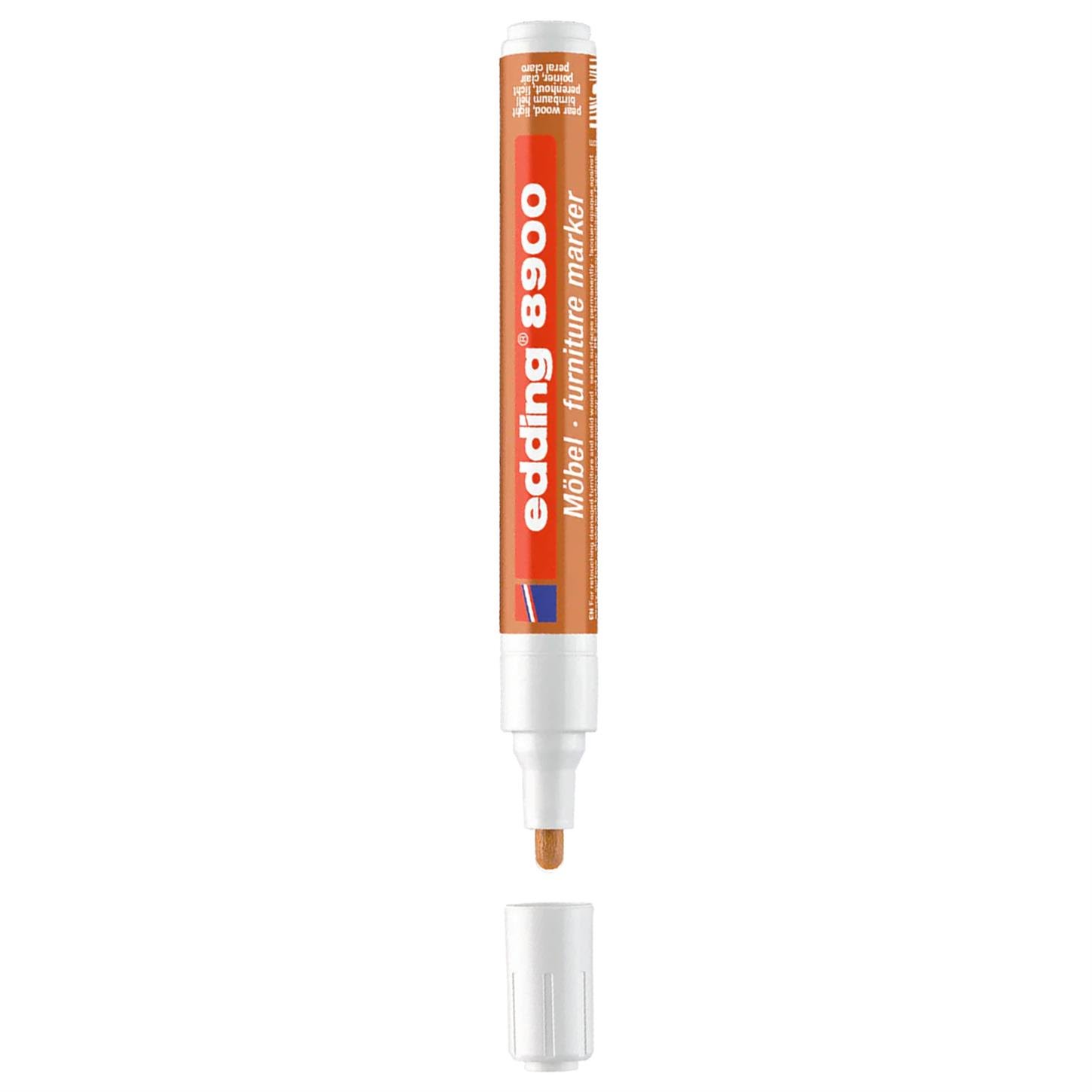Edding 8900 Mobilya Rötuş Kalemi Yuvarlak Uç 1.5-2 mm Armut Ağacı Açık(613)